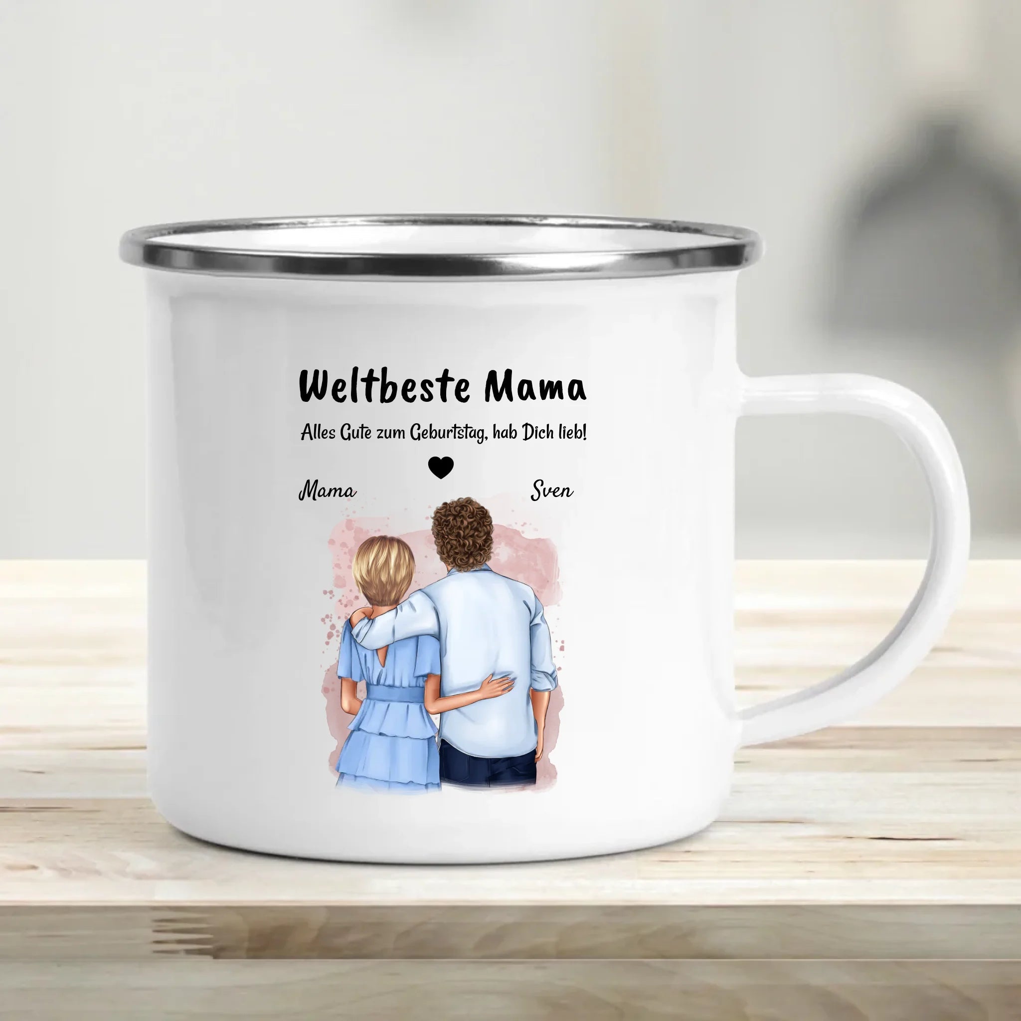 Tasse Geschenk Mutter Sohn Bild Geburtstag - Cantty