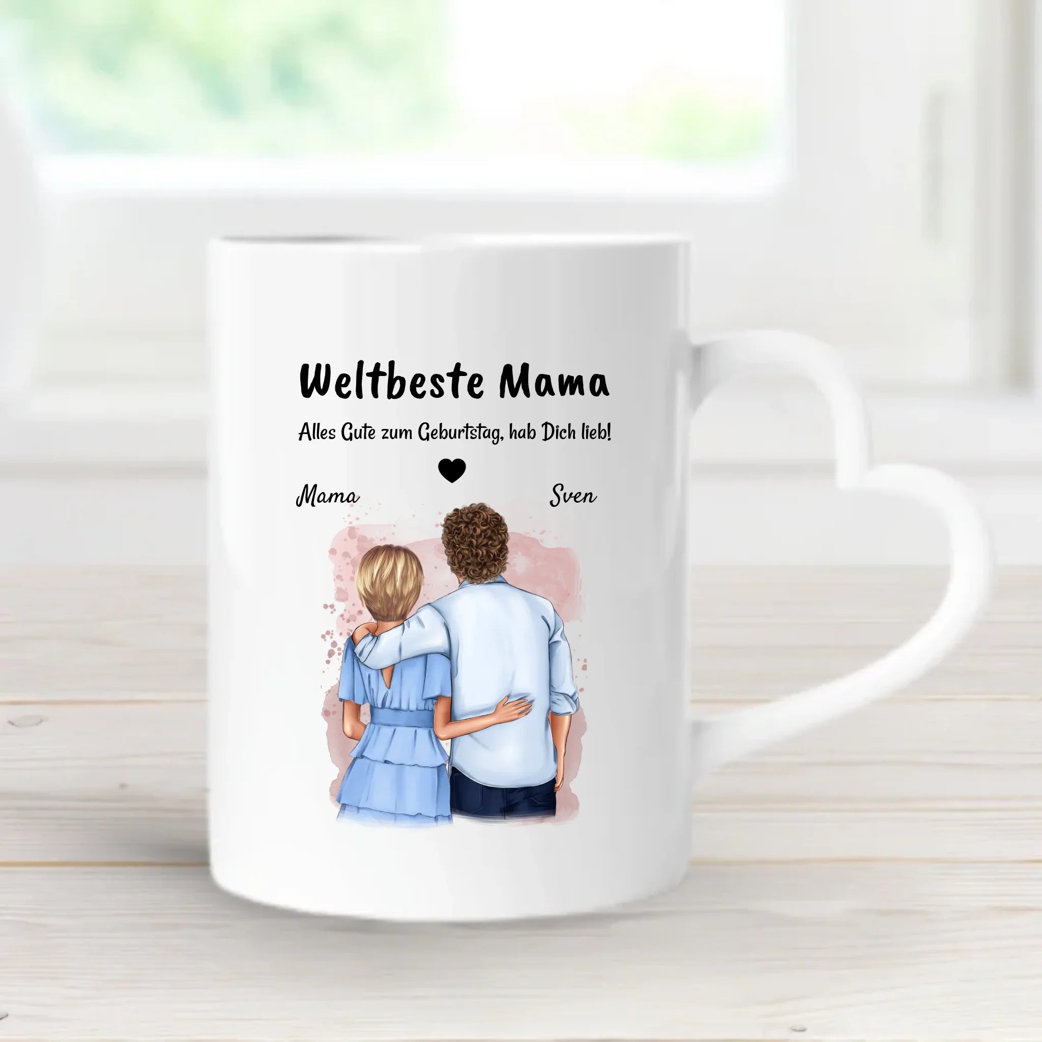 Tasse Geschenk Mutter Sohn Bild Geburtstag - Cantty