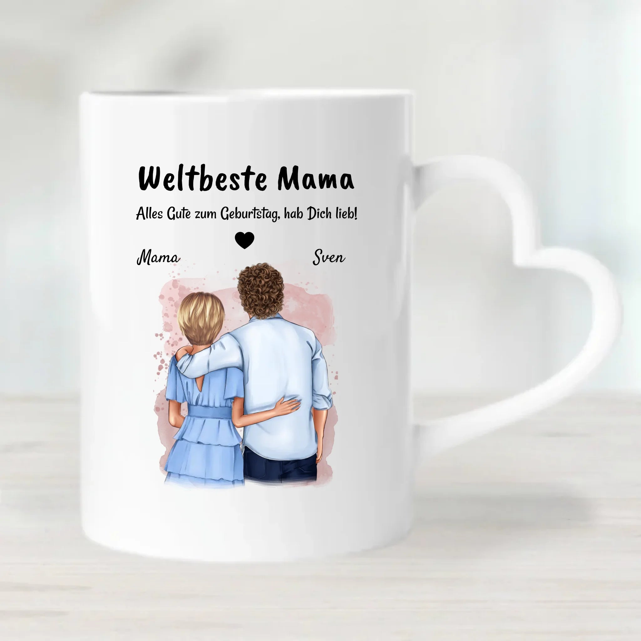 Tasse Geschenk Mutter Sohn Bild Geburtstag - Cantty