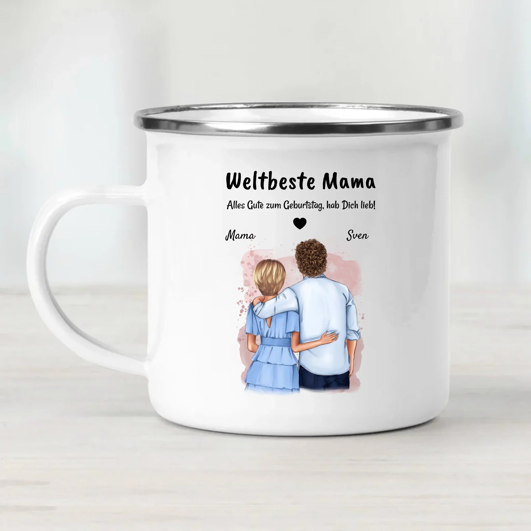 Tasse Geschenk Mutter Sohn Bild Geburtstag - Cantty
