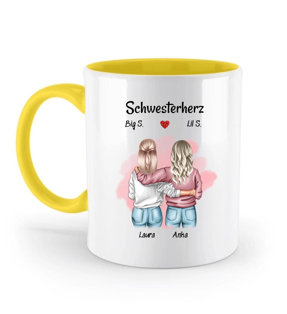 Tasse Geschenk Schwesterherz - Cantty