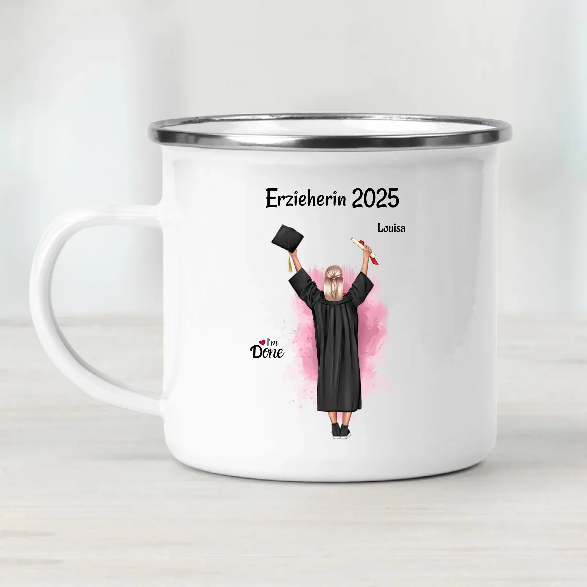 Tasse Geschenk zur bestandenen Ausbildung Prüfung personalisiert - Cantty