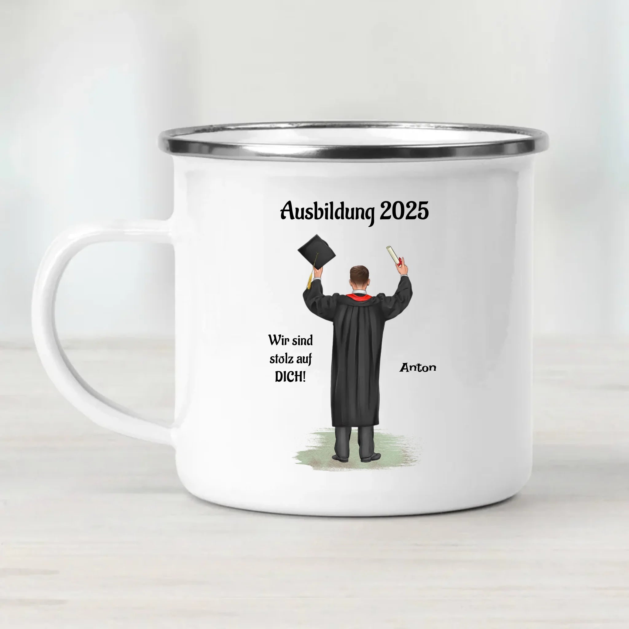 Tasse Junge Geschenk zur bestandenen Ausbildung Prüfung - Cantty