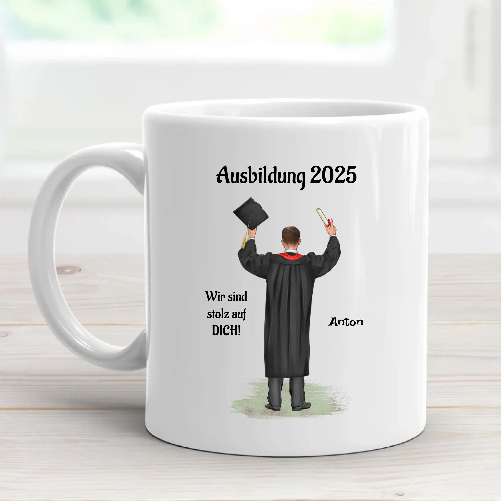 Tasse Junge Geschenk zur bestandenen Ausbildung Prüfung - Cantty