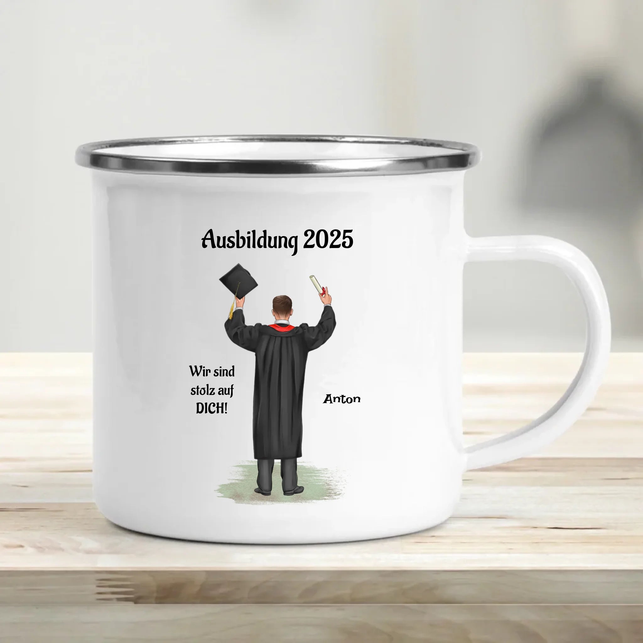 Tasse Junge Geschenk zur bestandenen Ausbildung Prüfung - Cantty