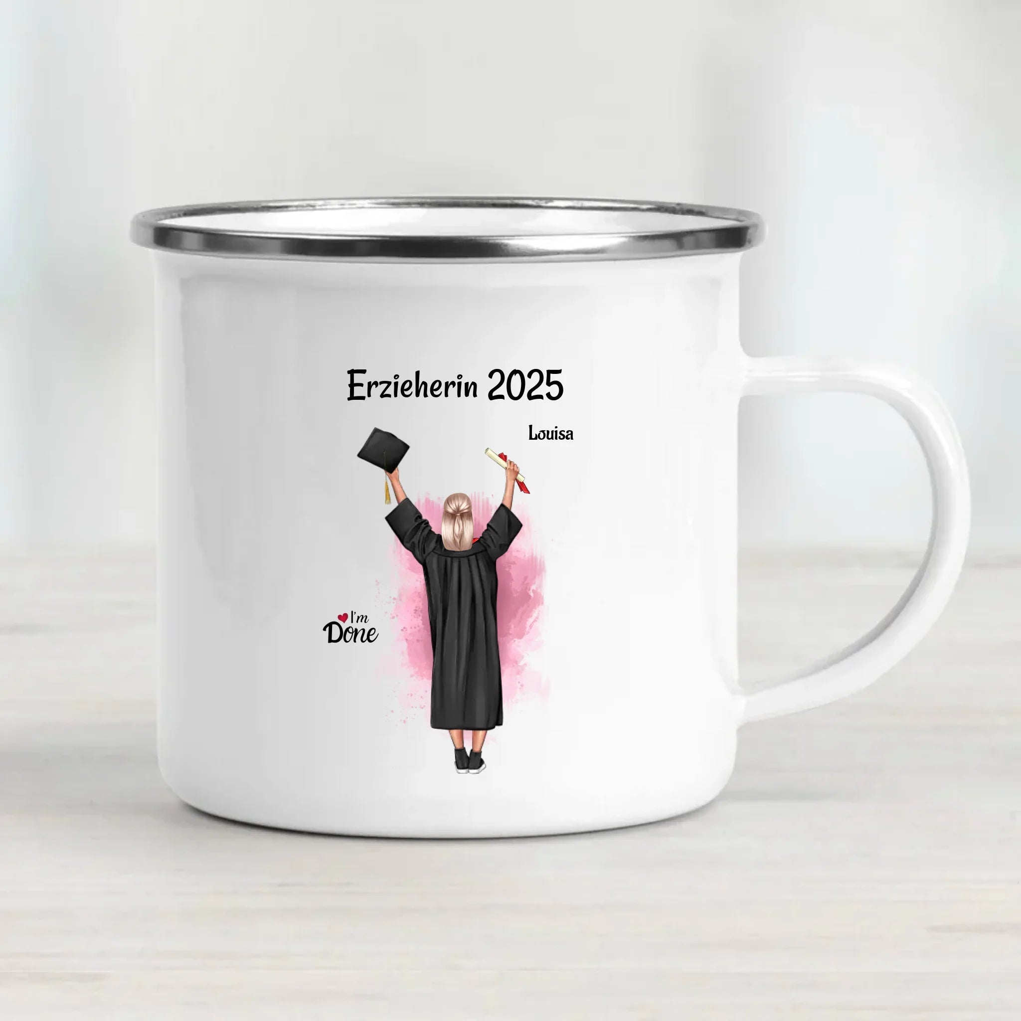 Tasse Geschenk zur bestandenen Ausbildung Prüfung personalisiert - Cantty