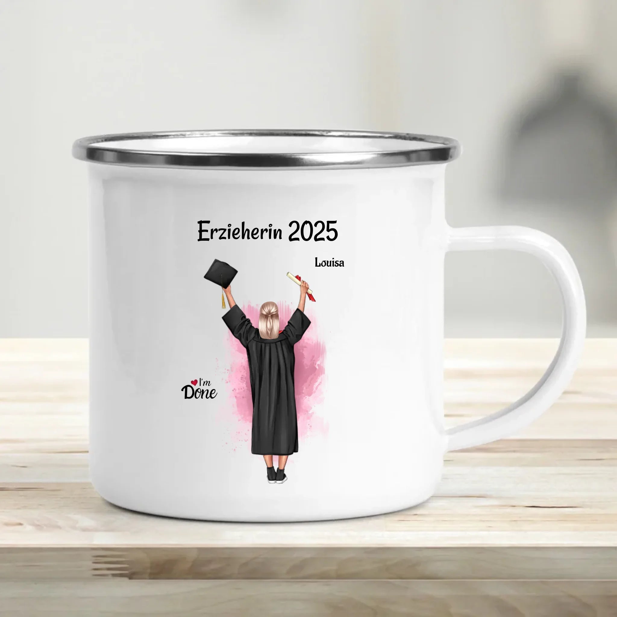 Tasse Geschenk zur bestandenen Ausbildung Prüfung personalisiert - Cantty