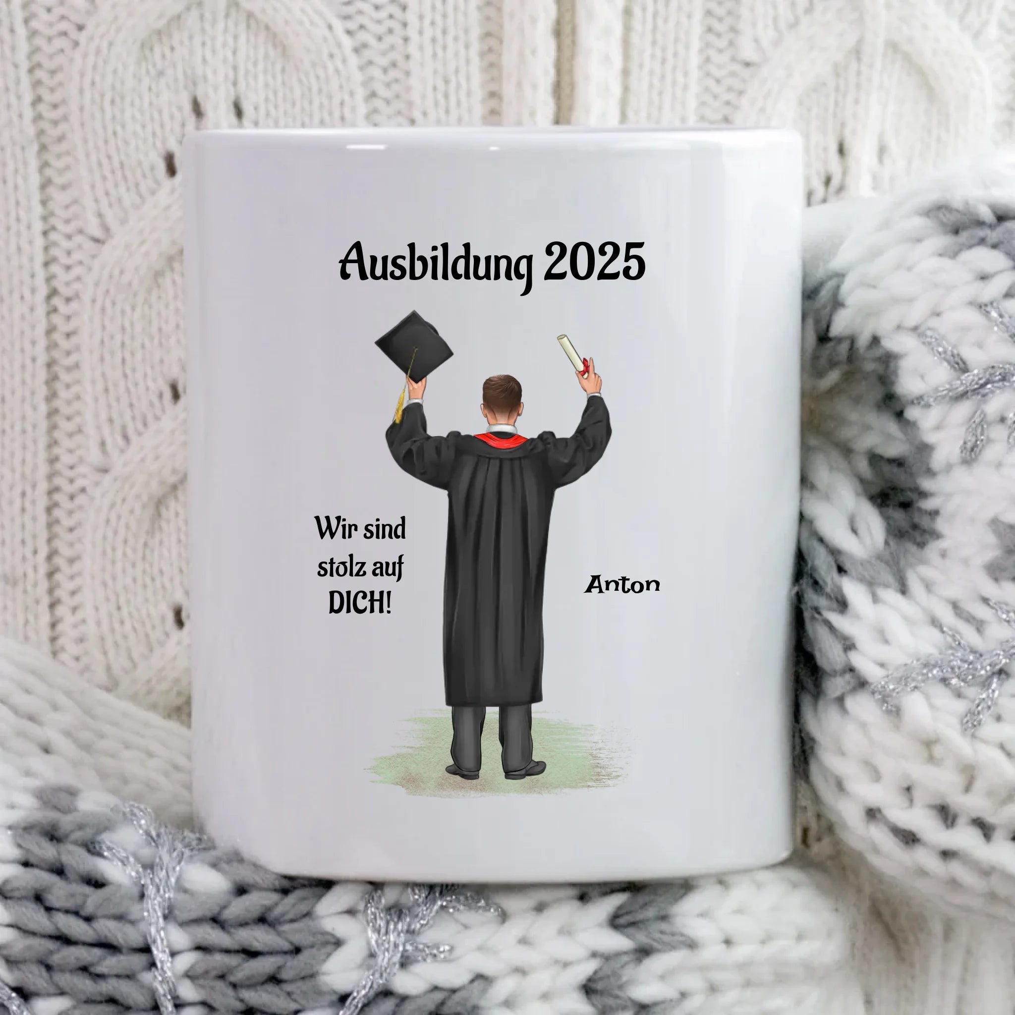 Tasse Junge Geschenk zur bestandenen Ausbildung Prüfung - Cantty