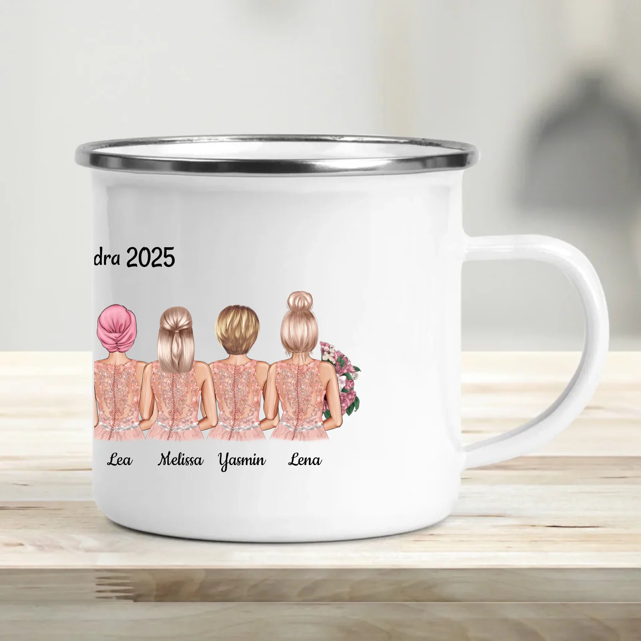 Tasse Junggesellinnenabschied JGA Geschenk 4 bis 9 Personen - Cantty