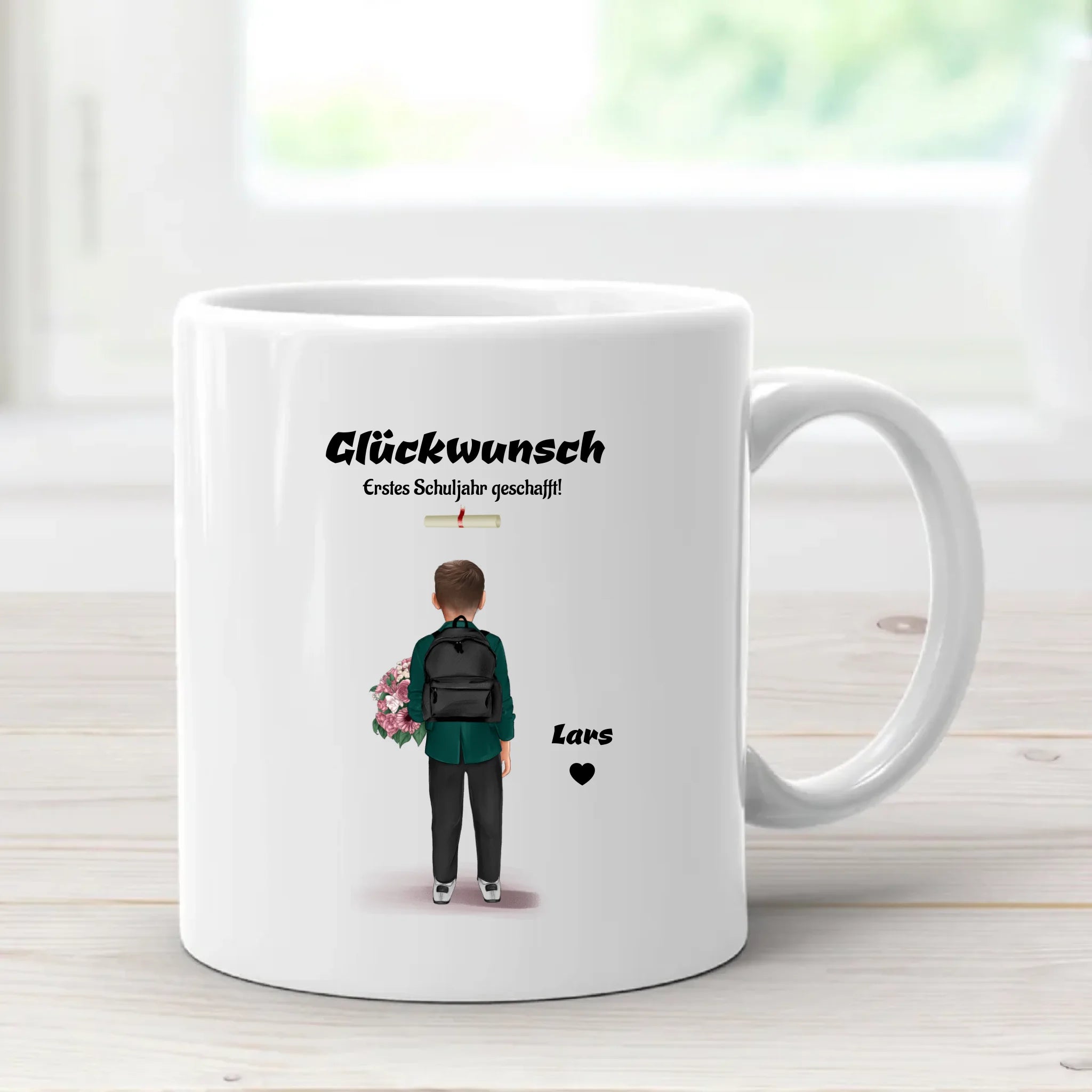 Tasse Kind Zeugnis Geschenk für Junge - Cantty