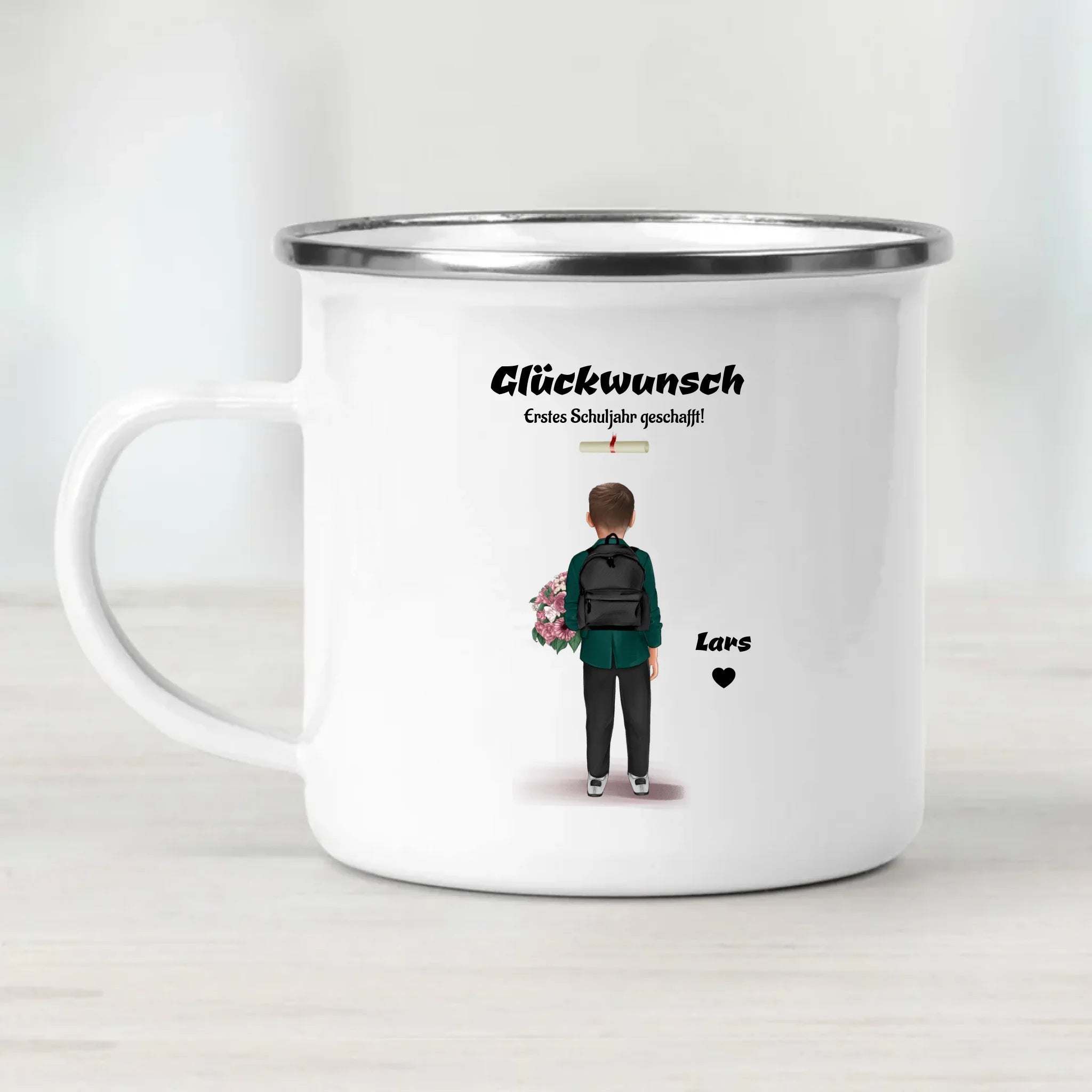 Tasse Kind Zeugnis Geschenk für Junge - Cantty