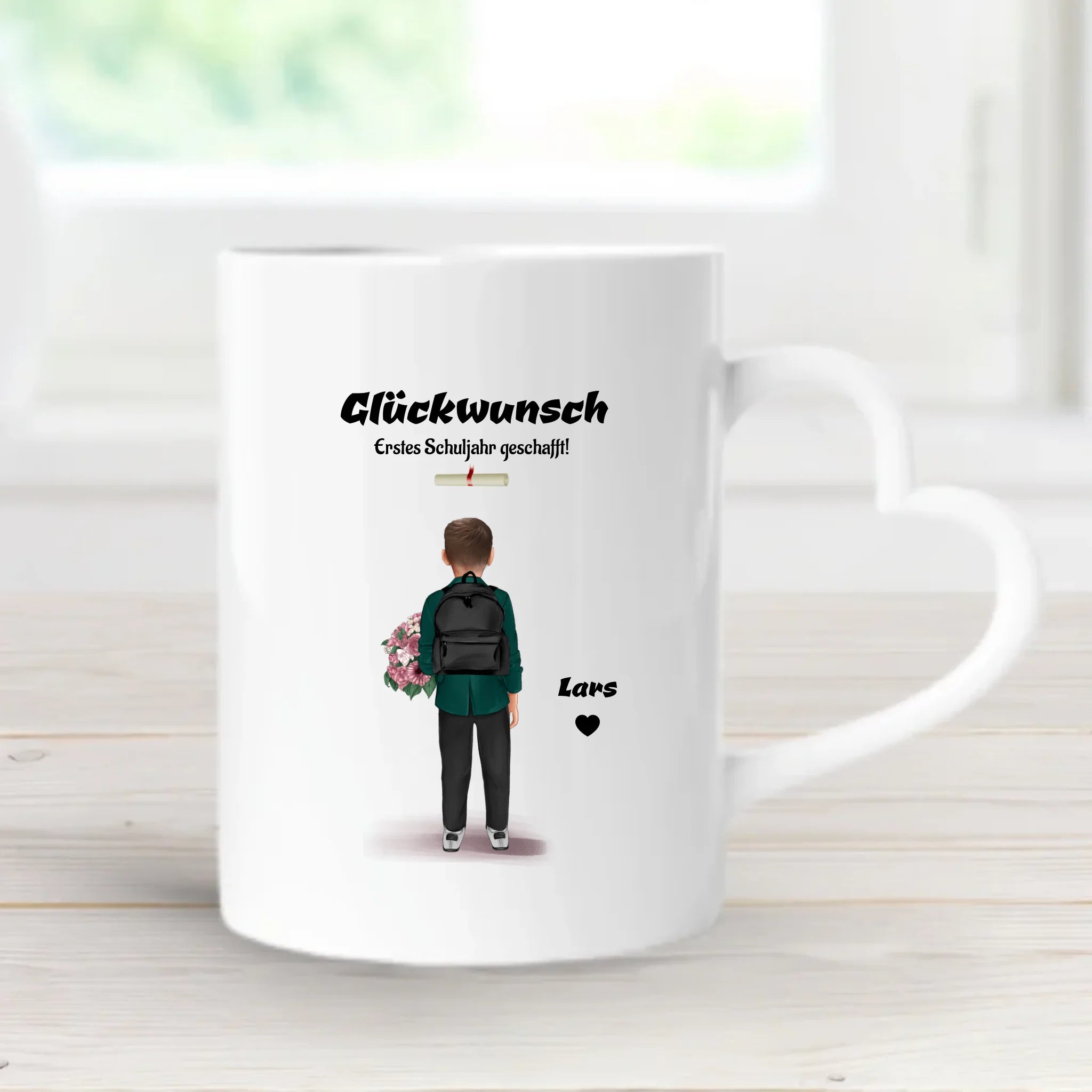 Tasse Kind Zeugnis Geschenk für Junge - Cantty