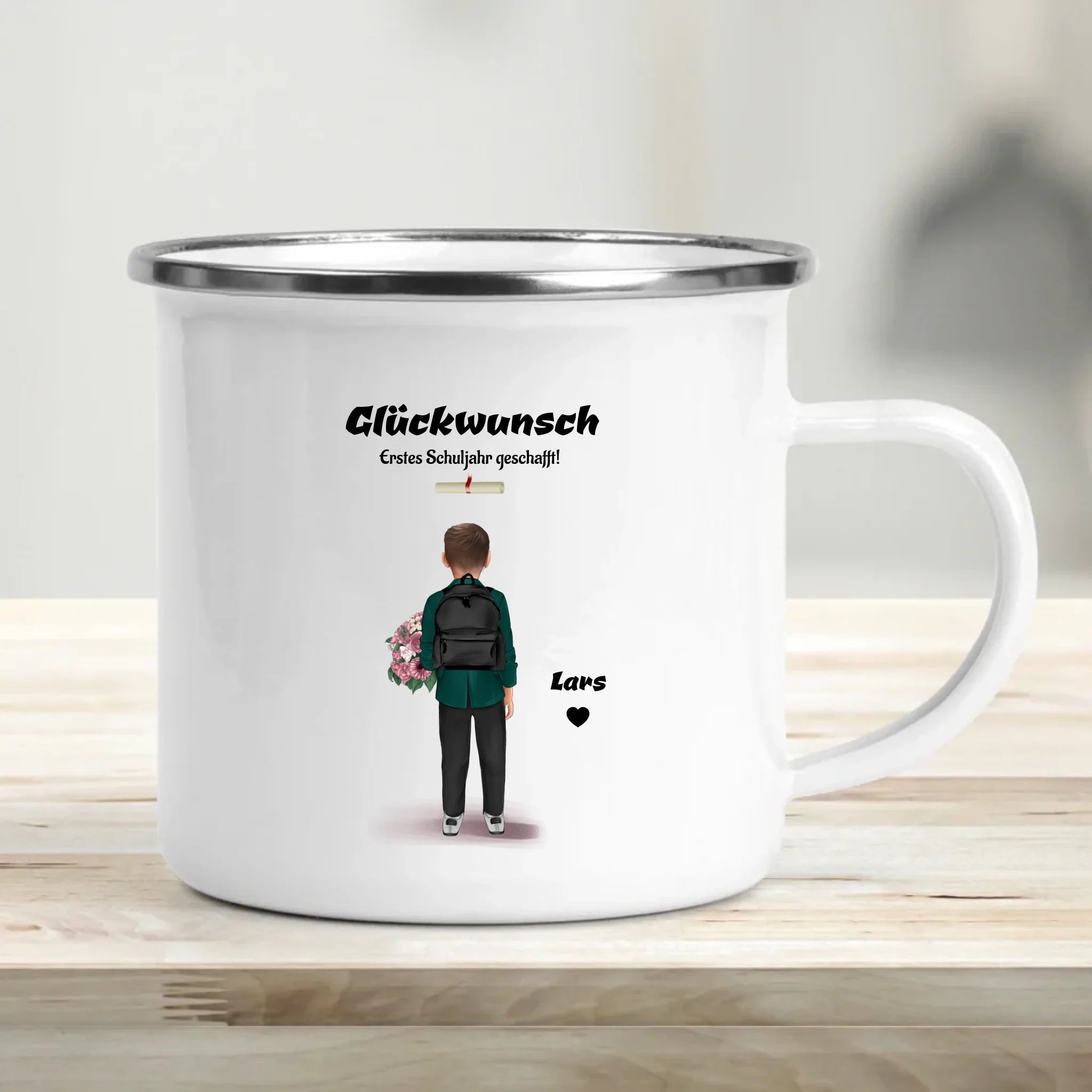 Tasse Kind Zeugnis Geschenk für Junge - Cantty