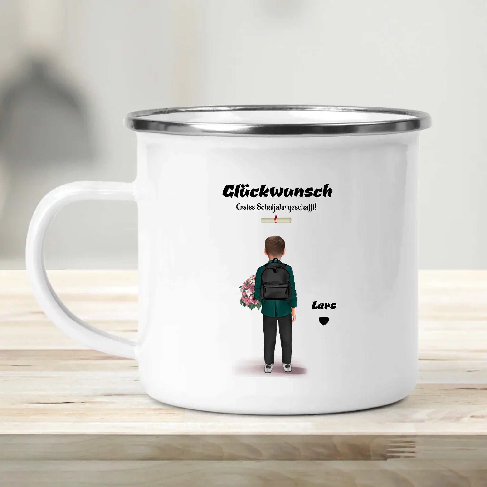 Tasse Kind Zeugnis Geschenk für Junge - Cantty