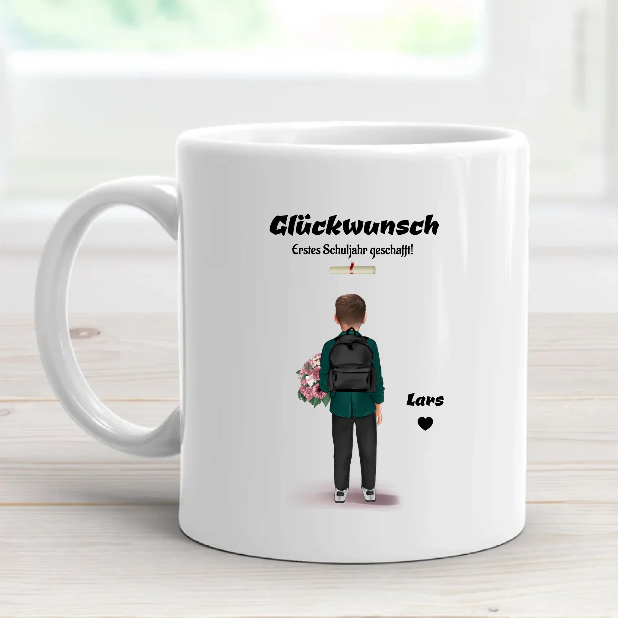 Tasse Kind Zeugnis Geschenk für Junge - Cantty
