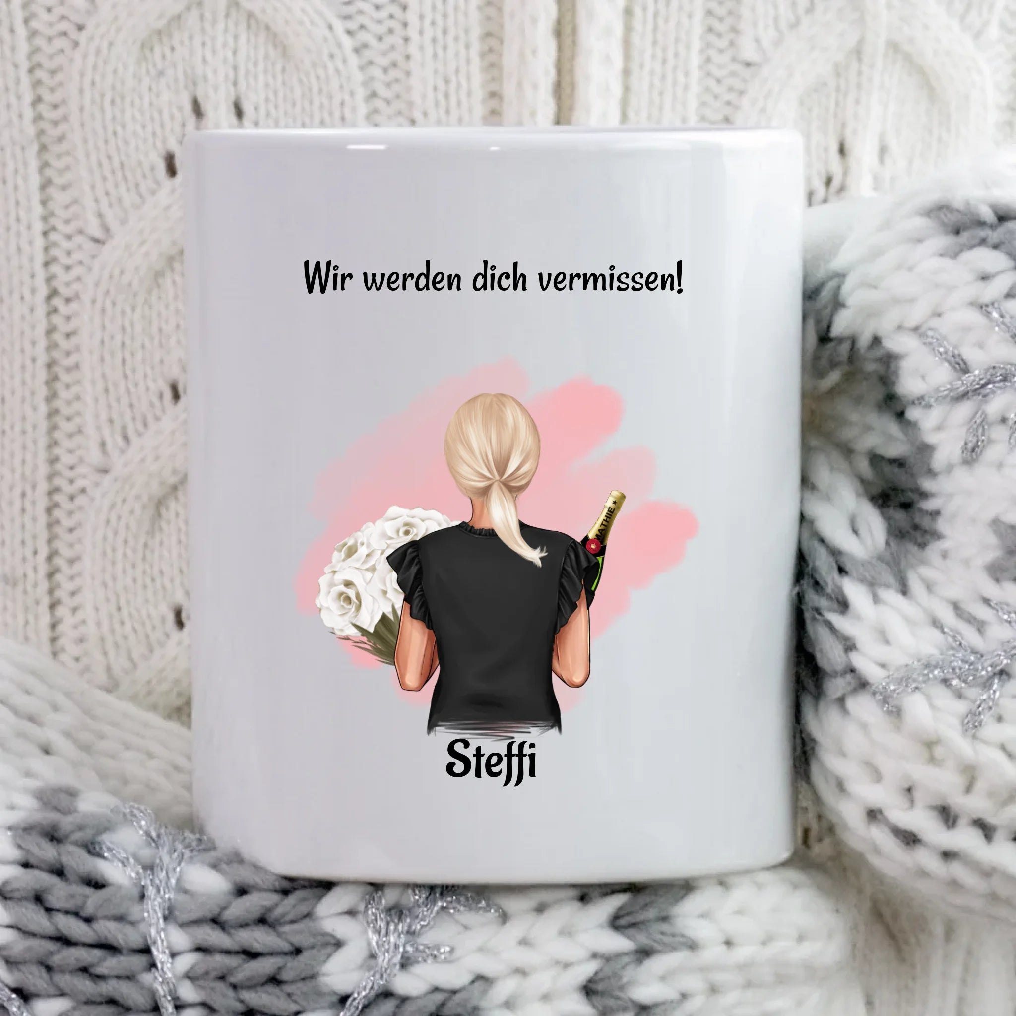 Tasse Kollegin Abschiedsgeschenk personalisiert - Cantty