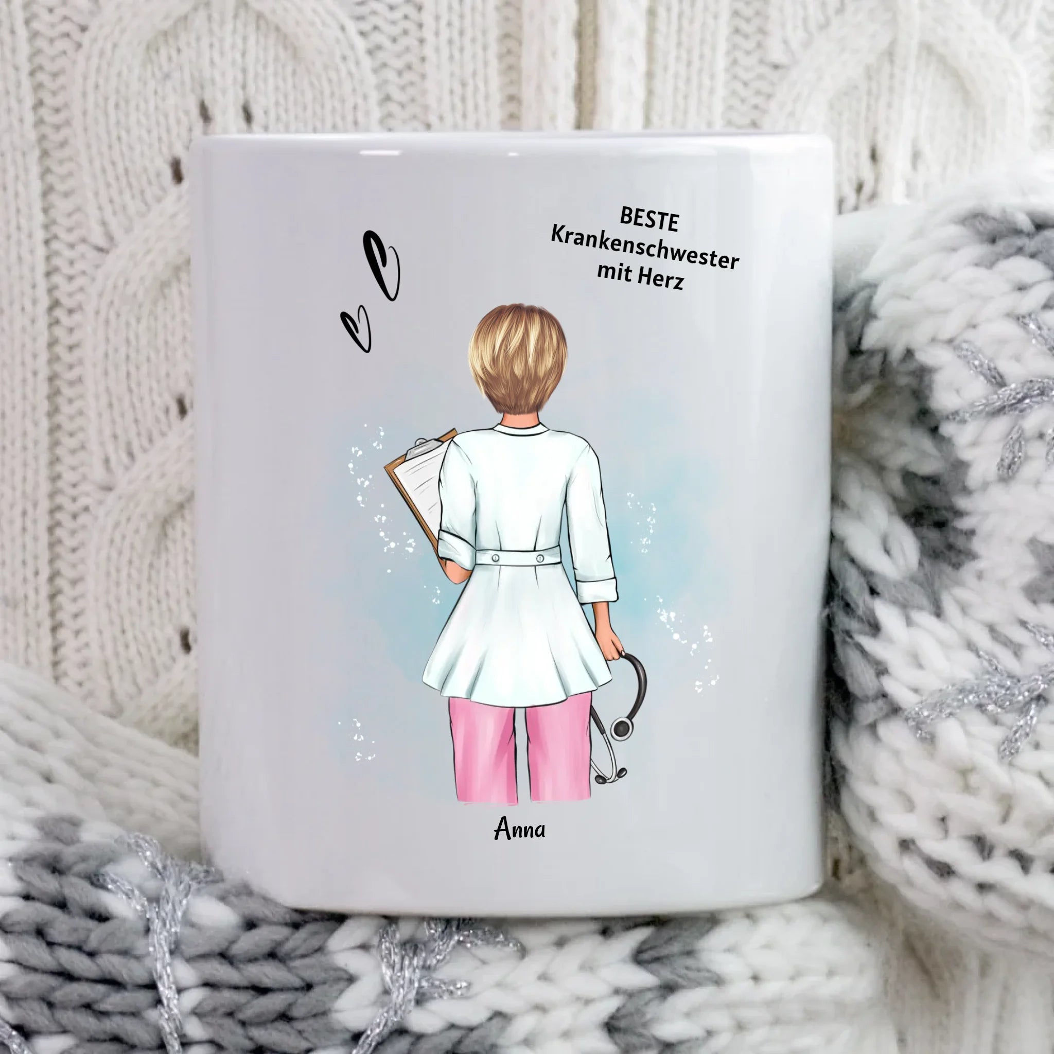 Tasse Krankenschwester Geschenk gestalten personalisiert - Cantty