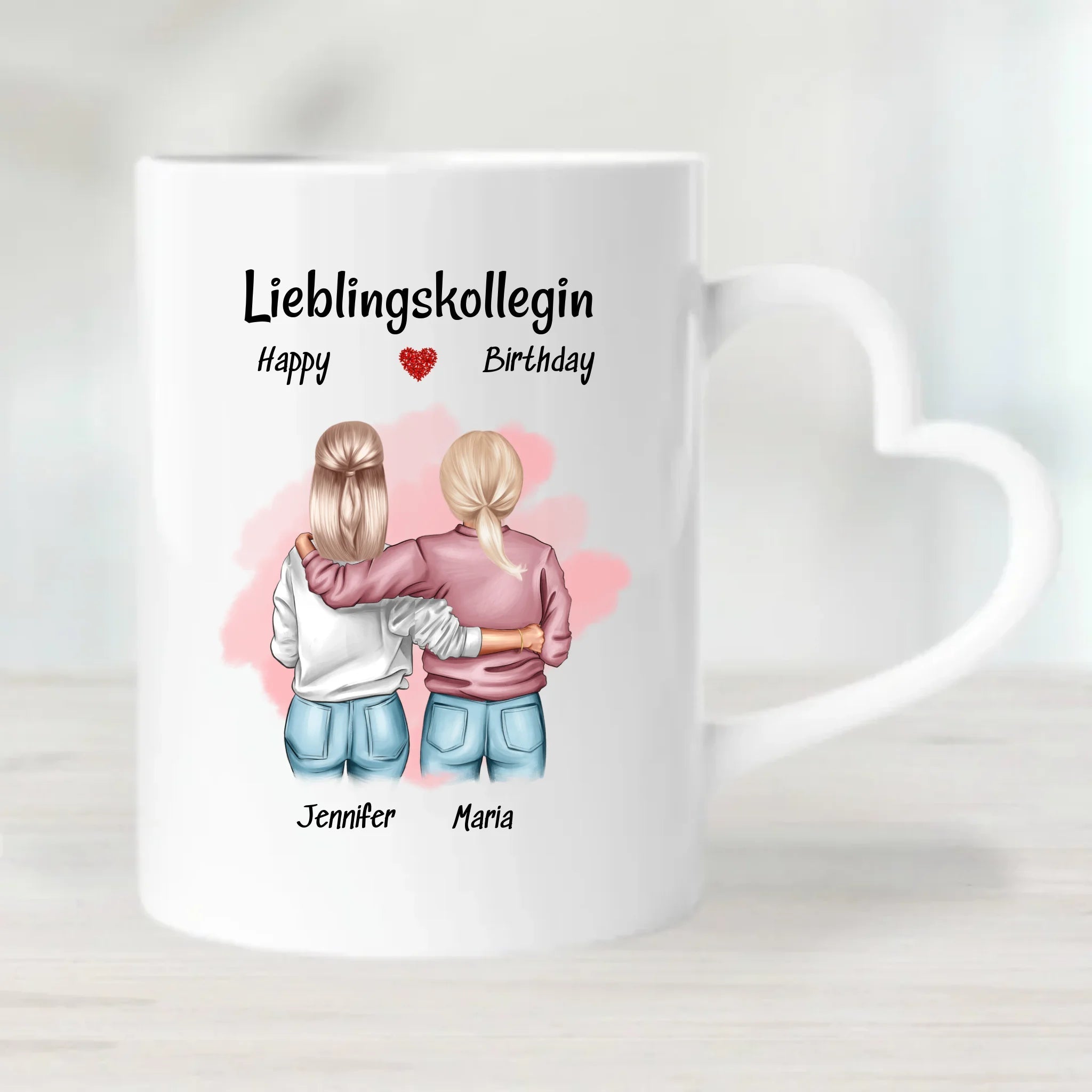 Tasse Lieblingskollegin Geschenk Geburtstag & Abschied personalisiert - Cantty