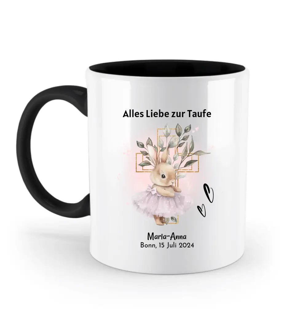 Tasse Mädchen Taufe Geschenk personalisiert - Cantty