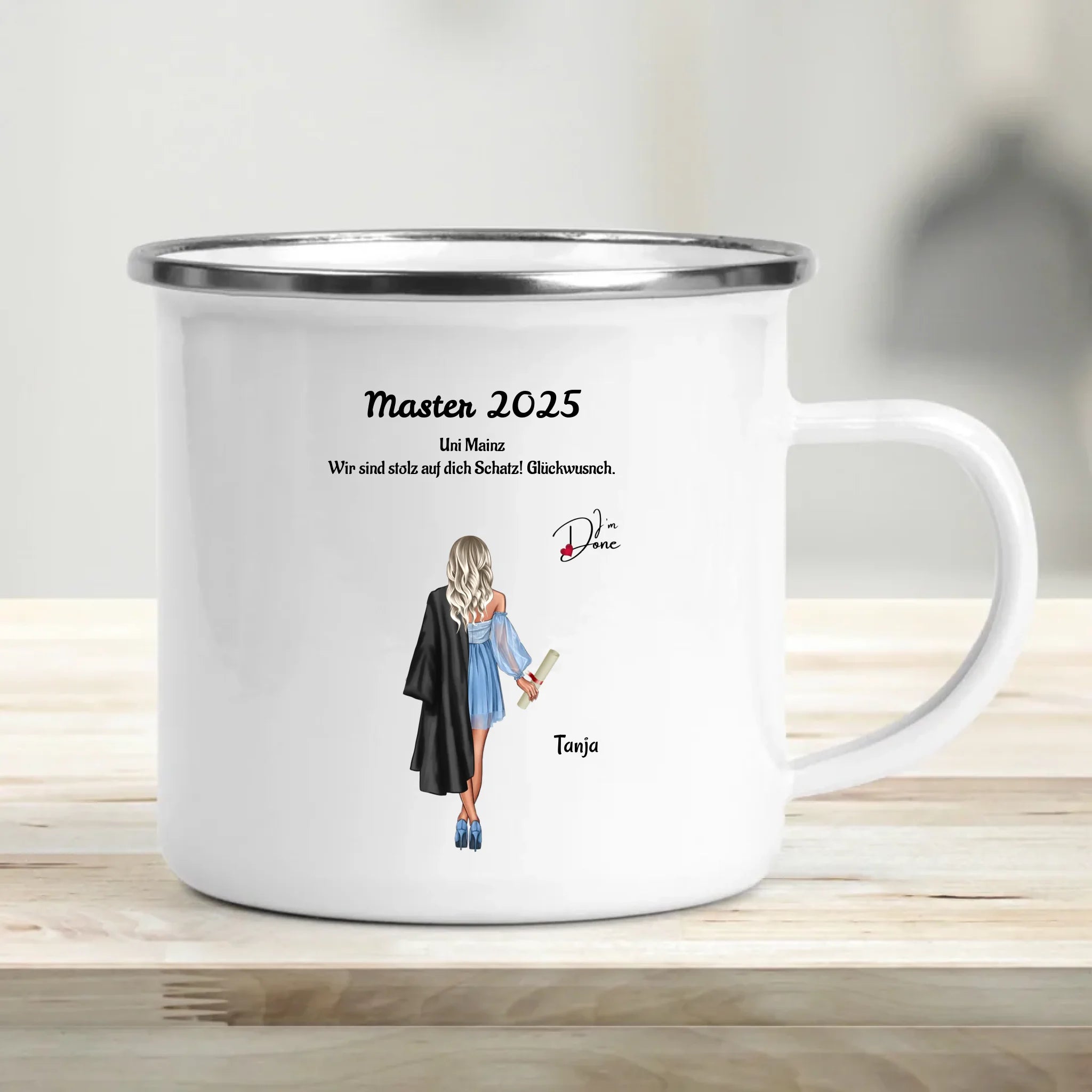 Tasse Master Mädchen Abschlussgeschenk - Cantty