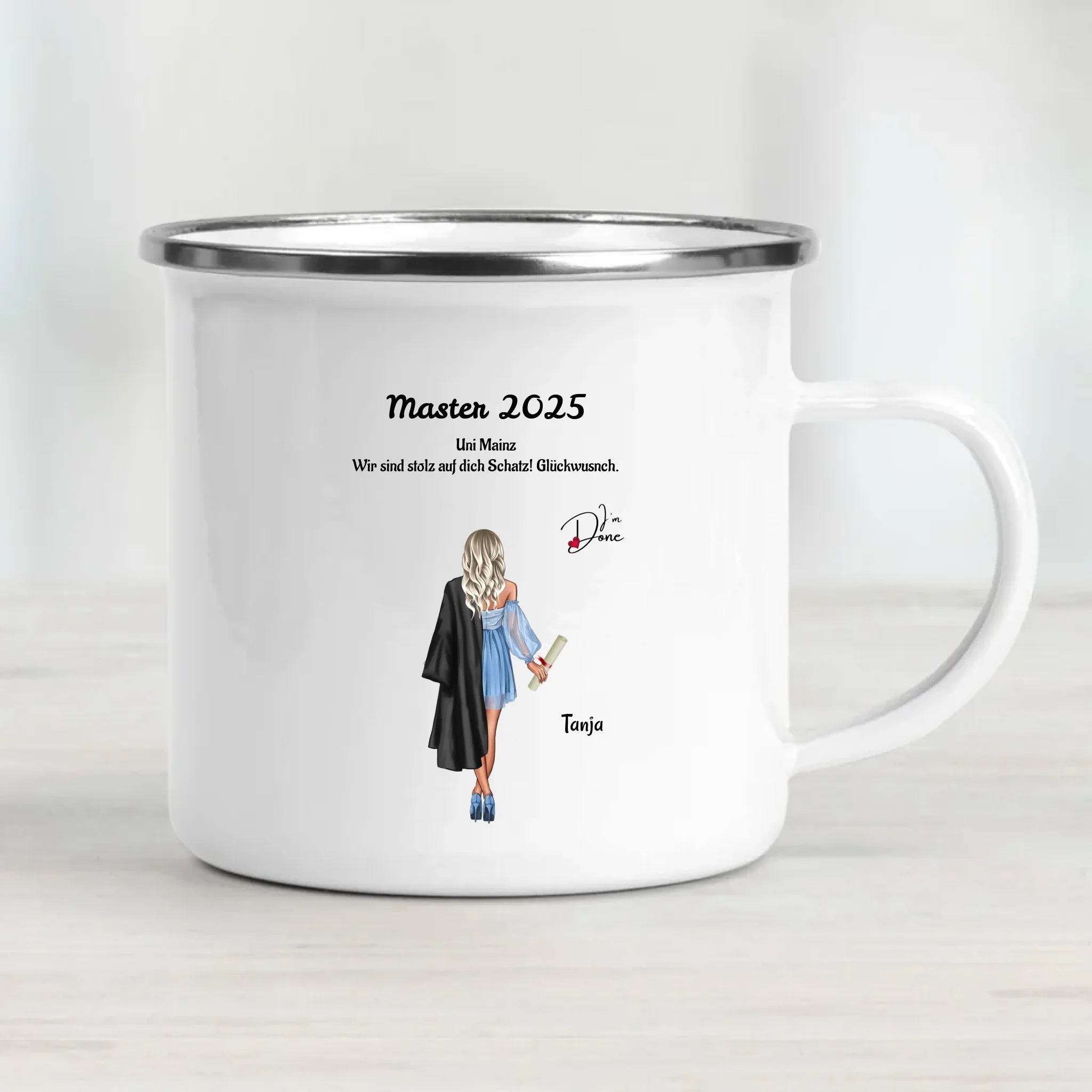 Tasse Master Mädchen Abschlussgeschenk - Cantty