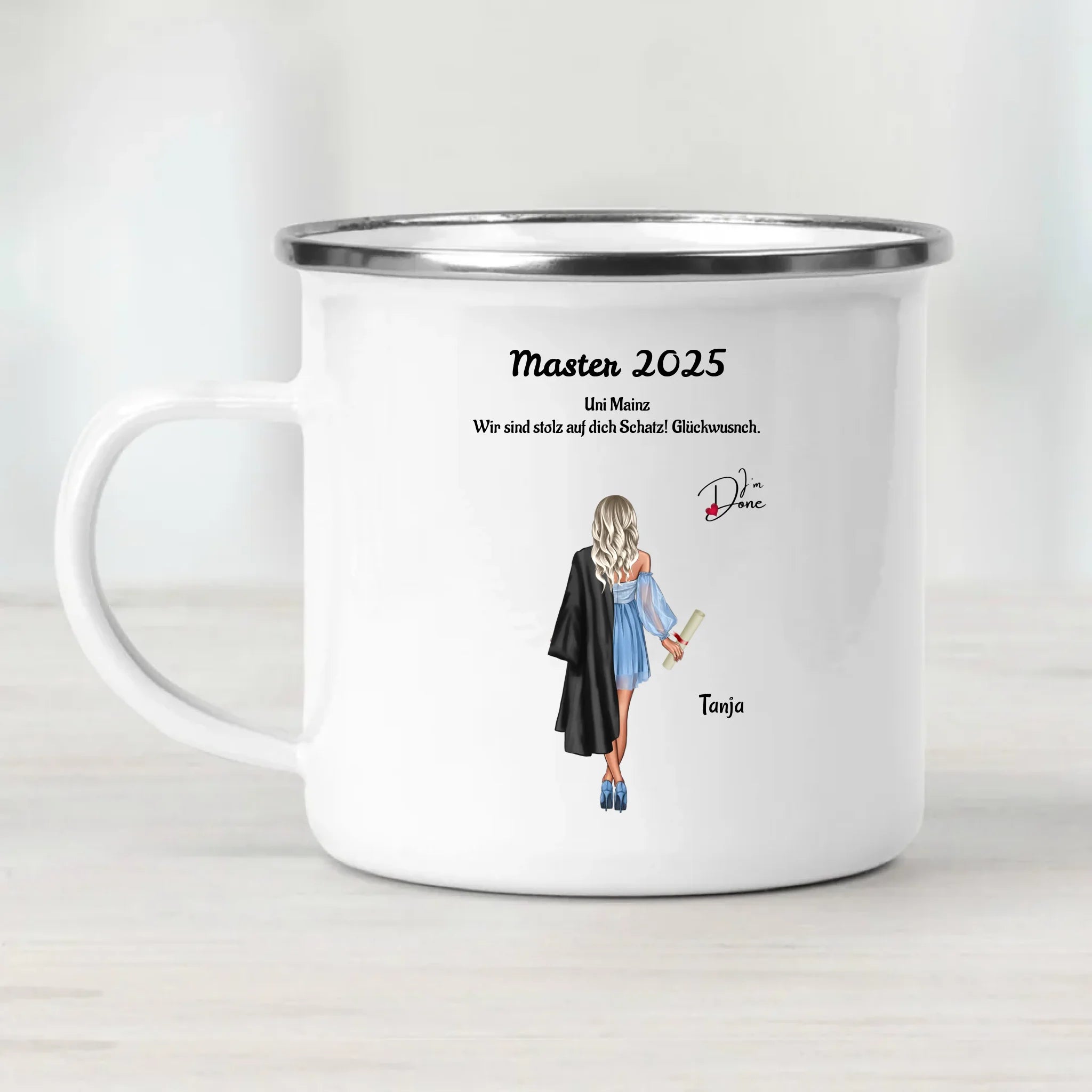 Tasse Master Mädchen Abschlussgeschenk - Cantty