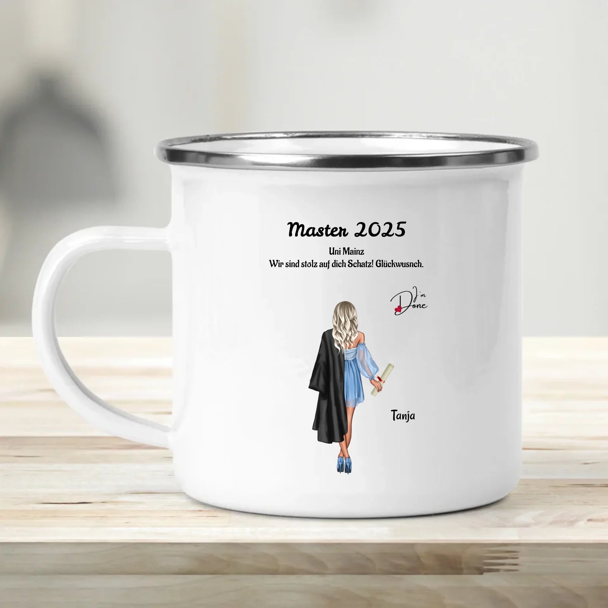 Tasse Master Mädchen Abschlussgeschenk - Cantty