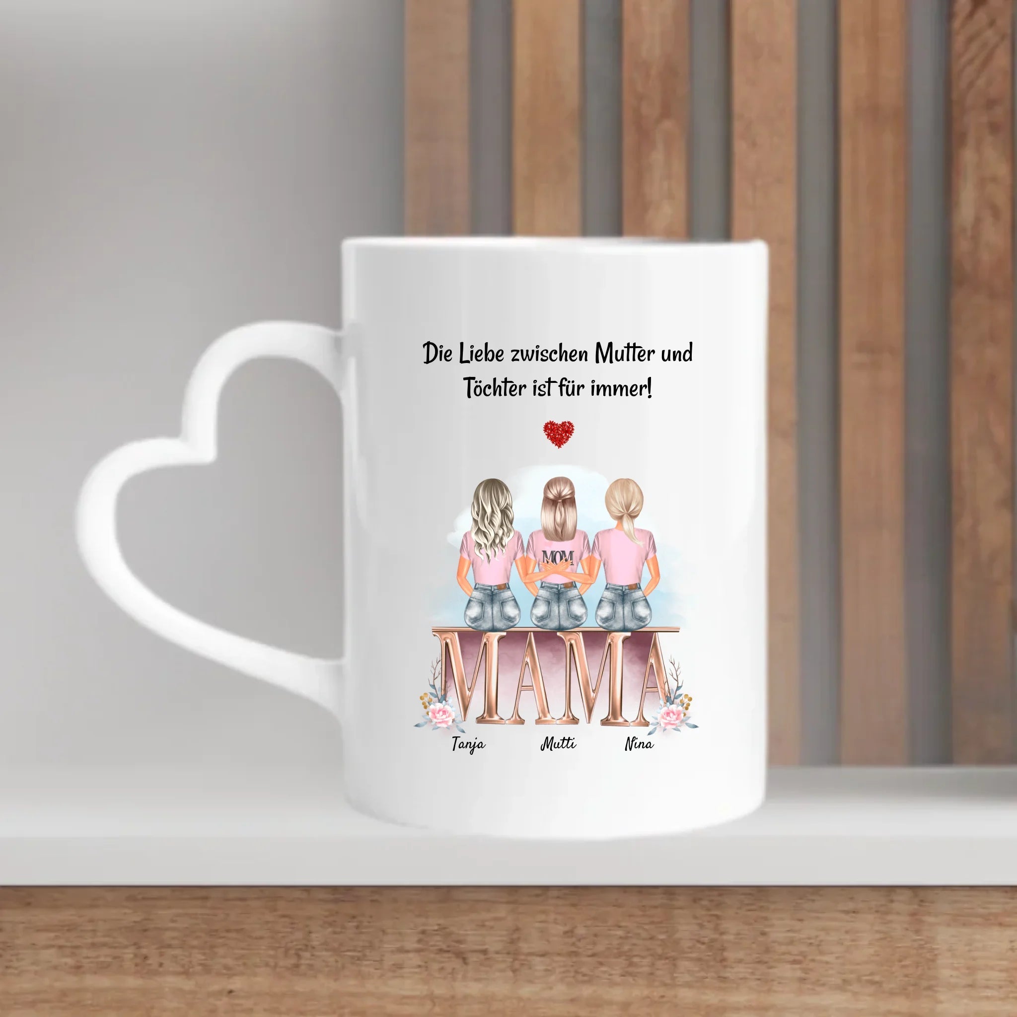 Tasse Mutter 2 Töchter Geschenk - Cantty