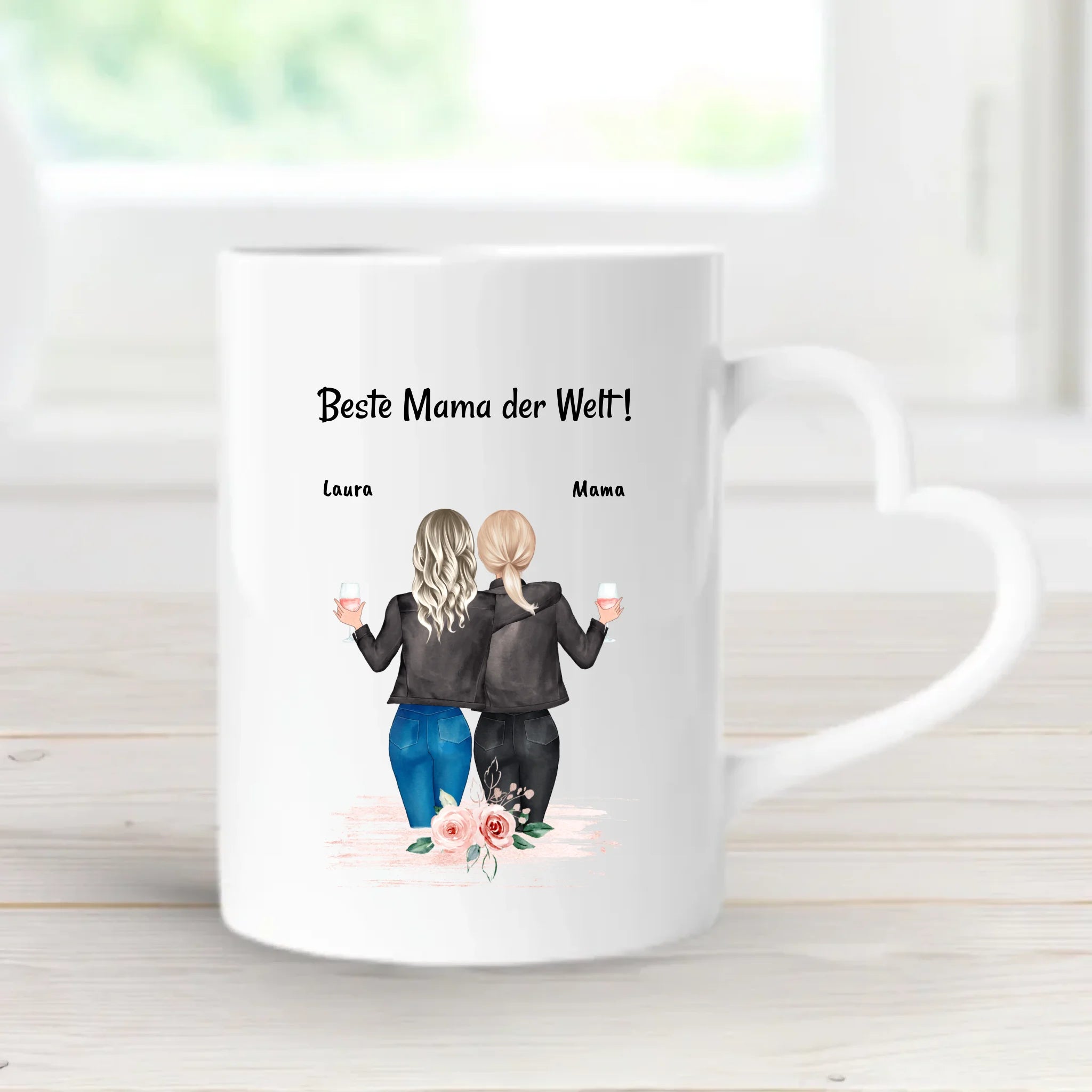 Tasse Mutter Tochter Geschenk individuell mit Spruch - Cantty