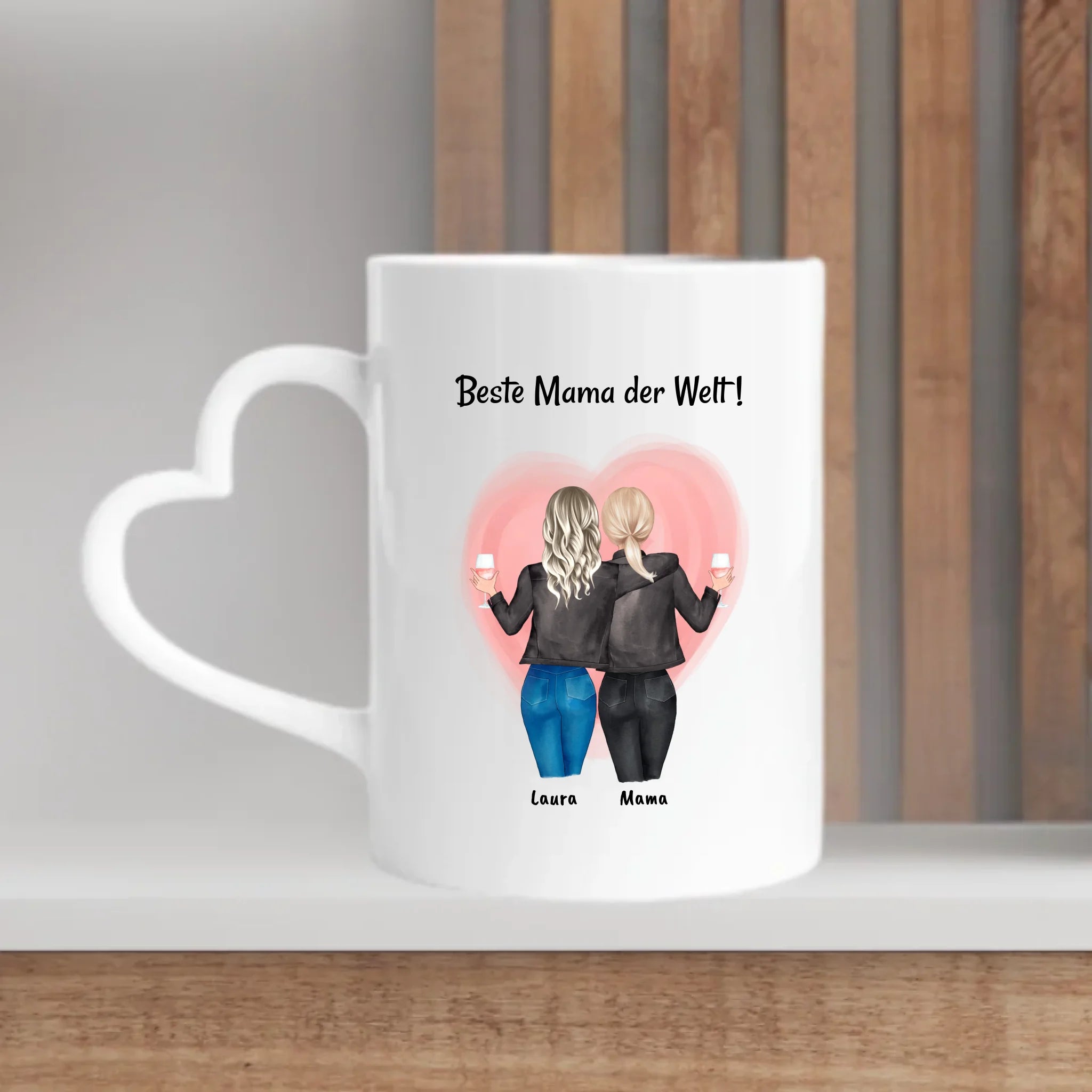 Tasse Muttertagsgeschenk Mama Tochter personalisiert - Cantty