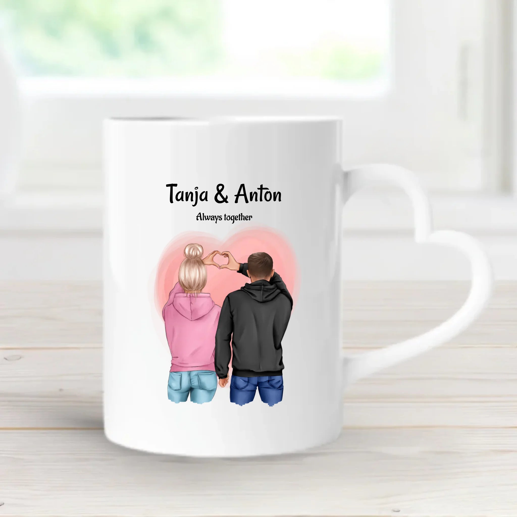 Tasse Pärchen zum Valentinstag personalisieren - Cantty