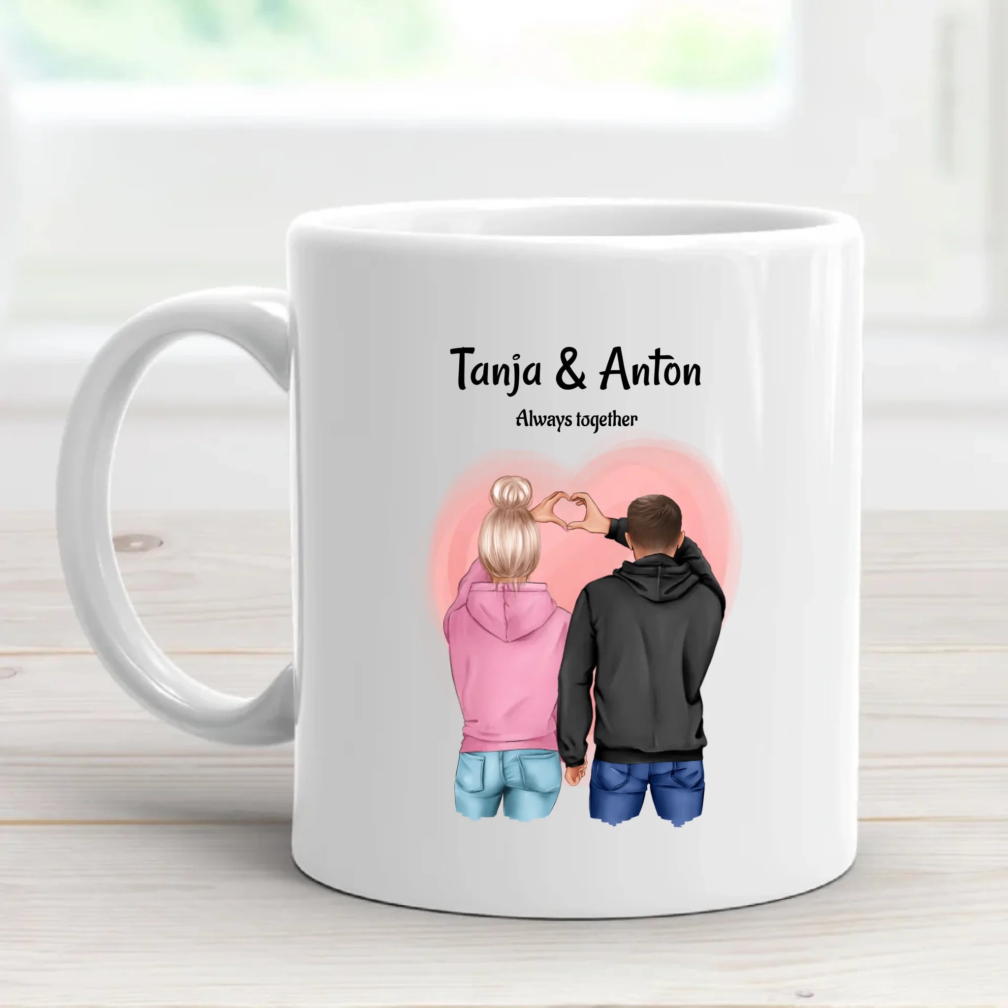 Tasse Pärchen zum Valentinstag personalisieren - Cantty