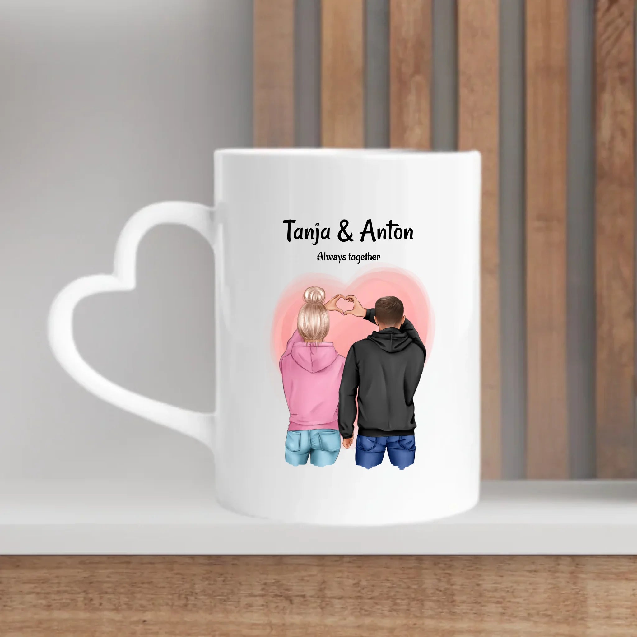 Tasse Pärchen zum Valentinstag personalisieren - Cantty