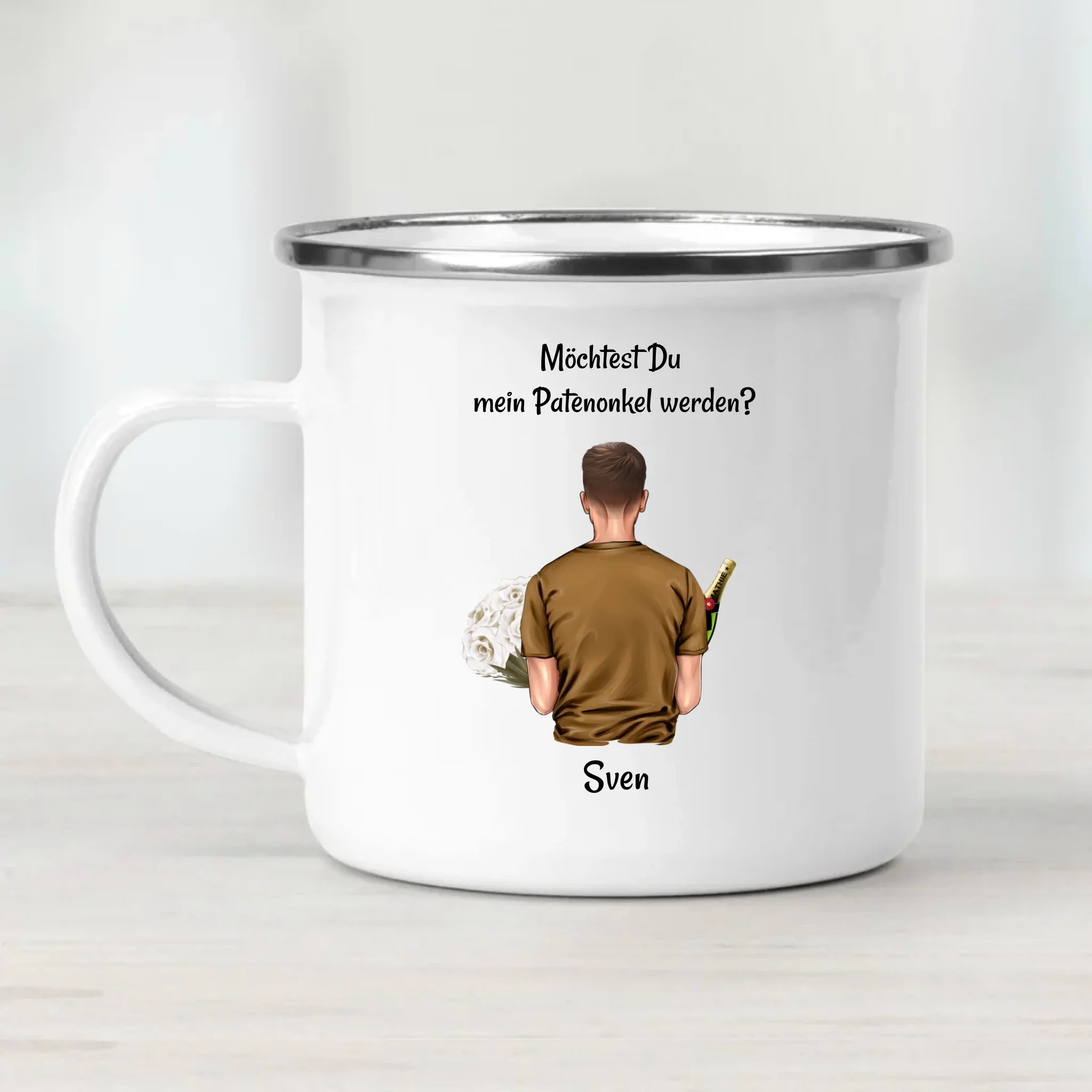 Tasse Patenonkel fragen Geschenk Tasse personalisiert - Cantty
