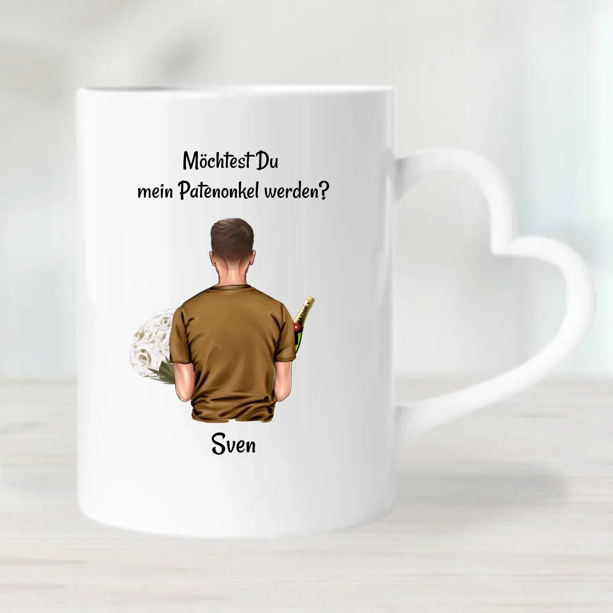 Tasse Patenonkel fragen Geschenk Tasse personalisiert - Cantty