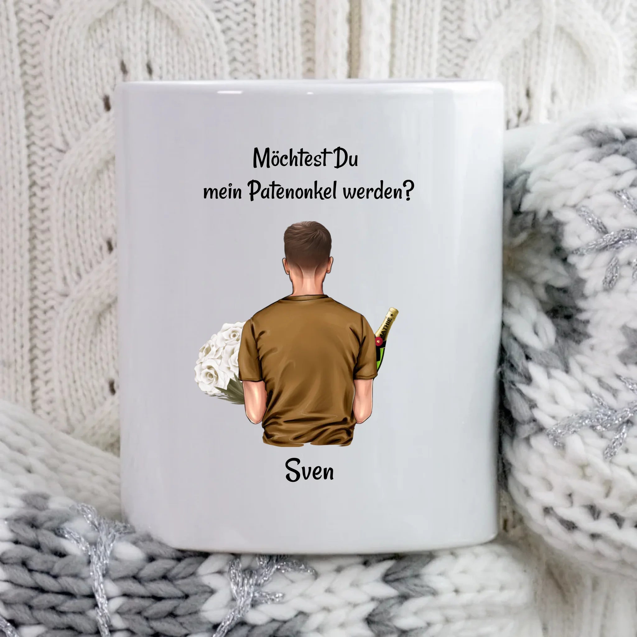 Tasse Patenonkel fragen Geschenk Tasse personalisiert - Cantty
