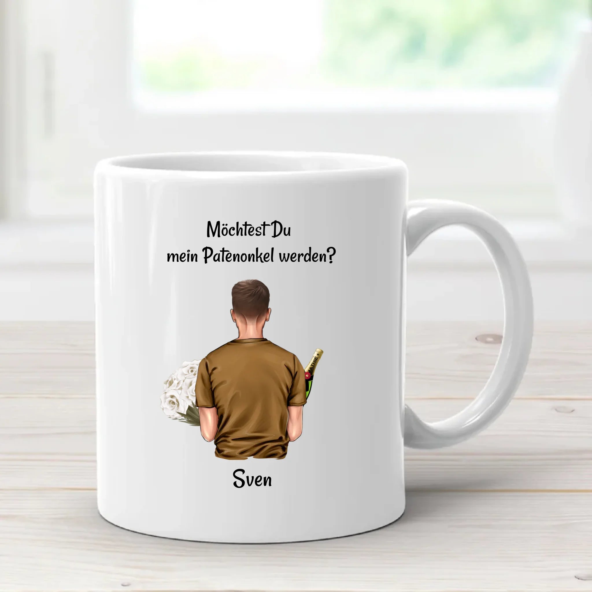 Tasse Patenonkel fragen Geschenk Tasse personalisiert - Cantty