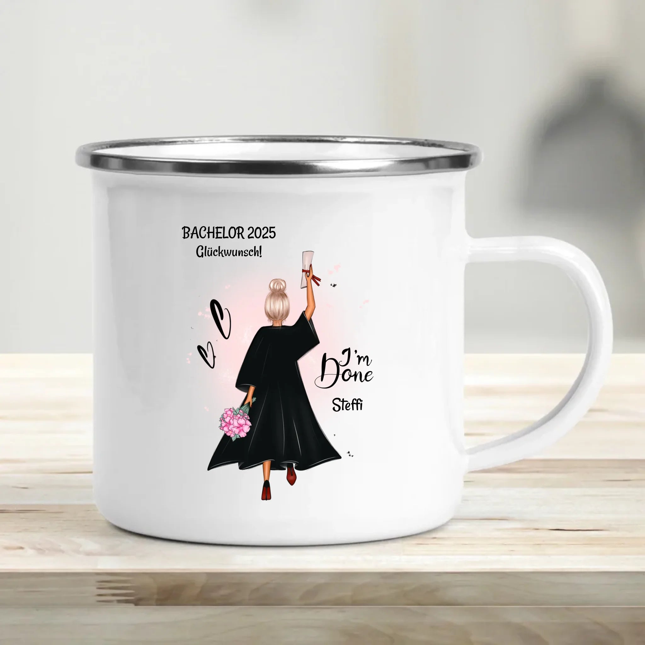Tasse Tochter Abschlussgeschenk personalisiert - Cantty