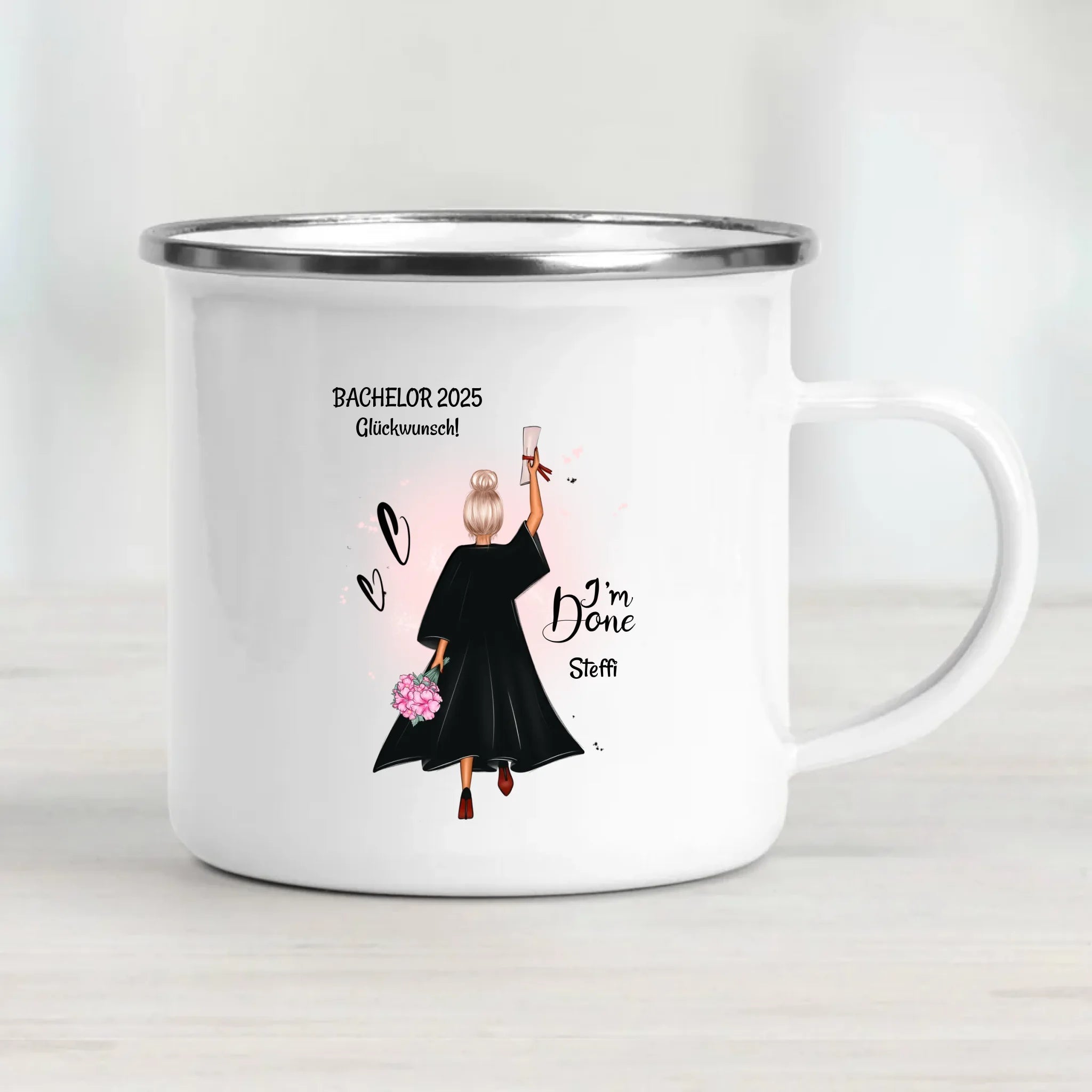 Tasse Tochter Abschlussgeschenk personalisiert - Cantty