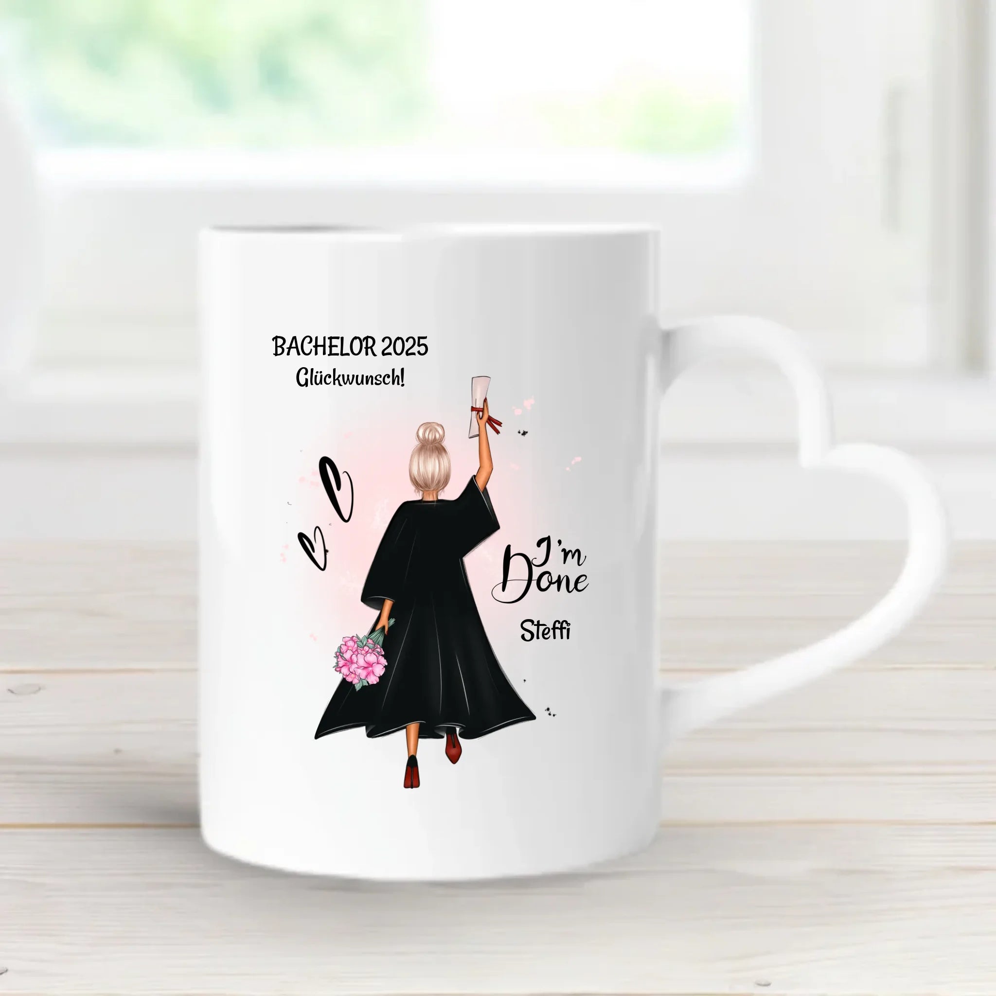 Tasse Tochter Abschlussgeschenk personalisiert - Cantty