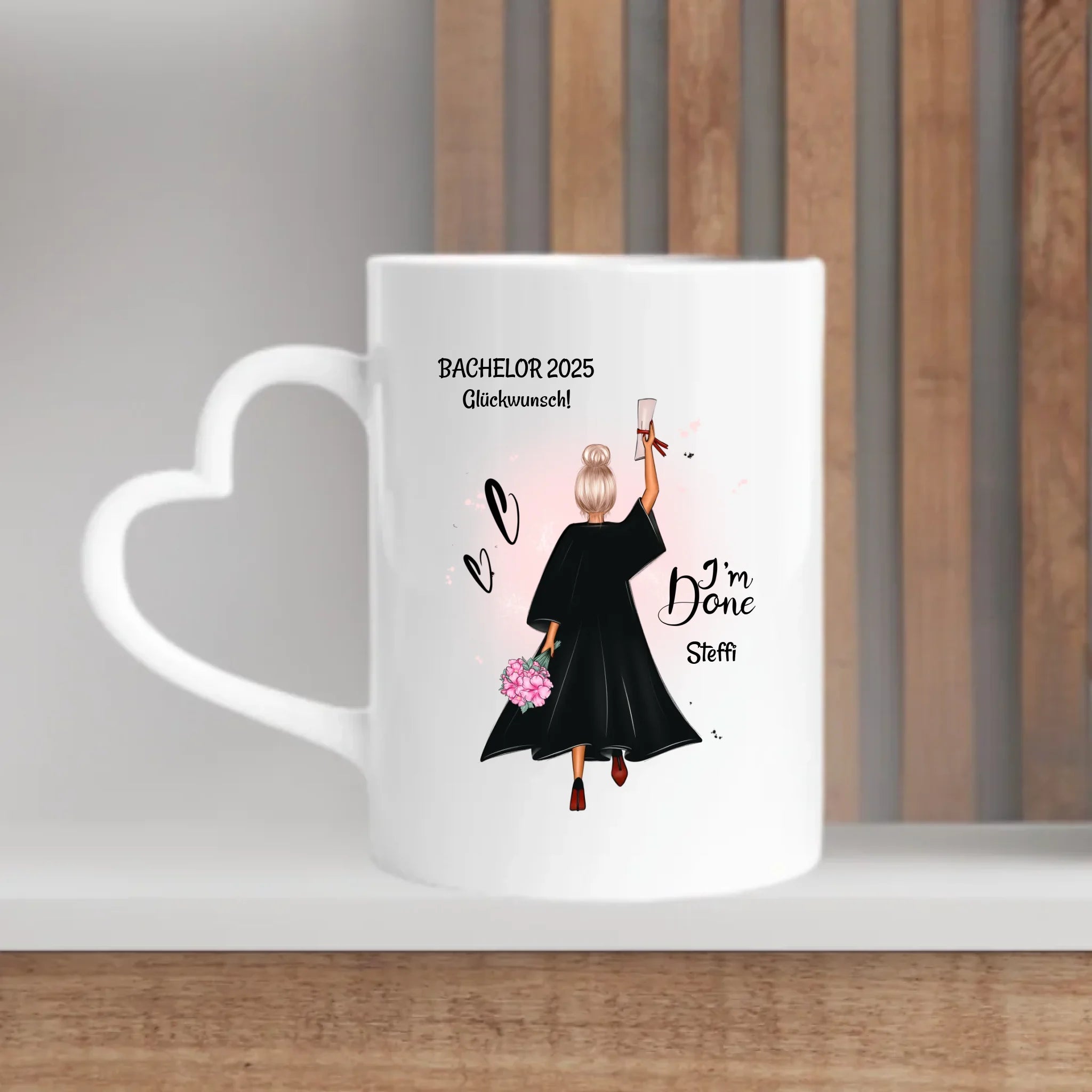 Tasse Tochter Abschlussgeschenk personalisiert - Cantty