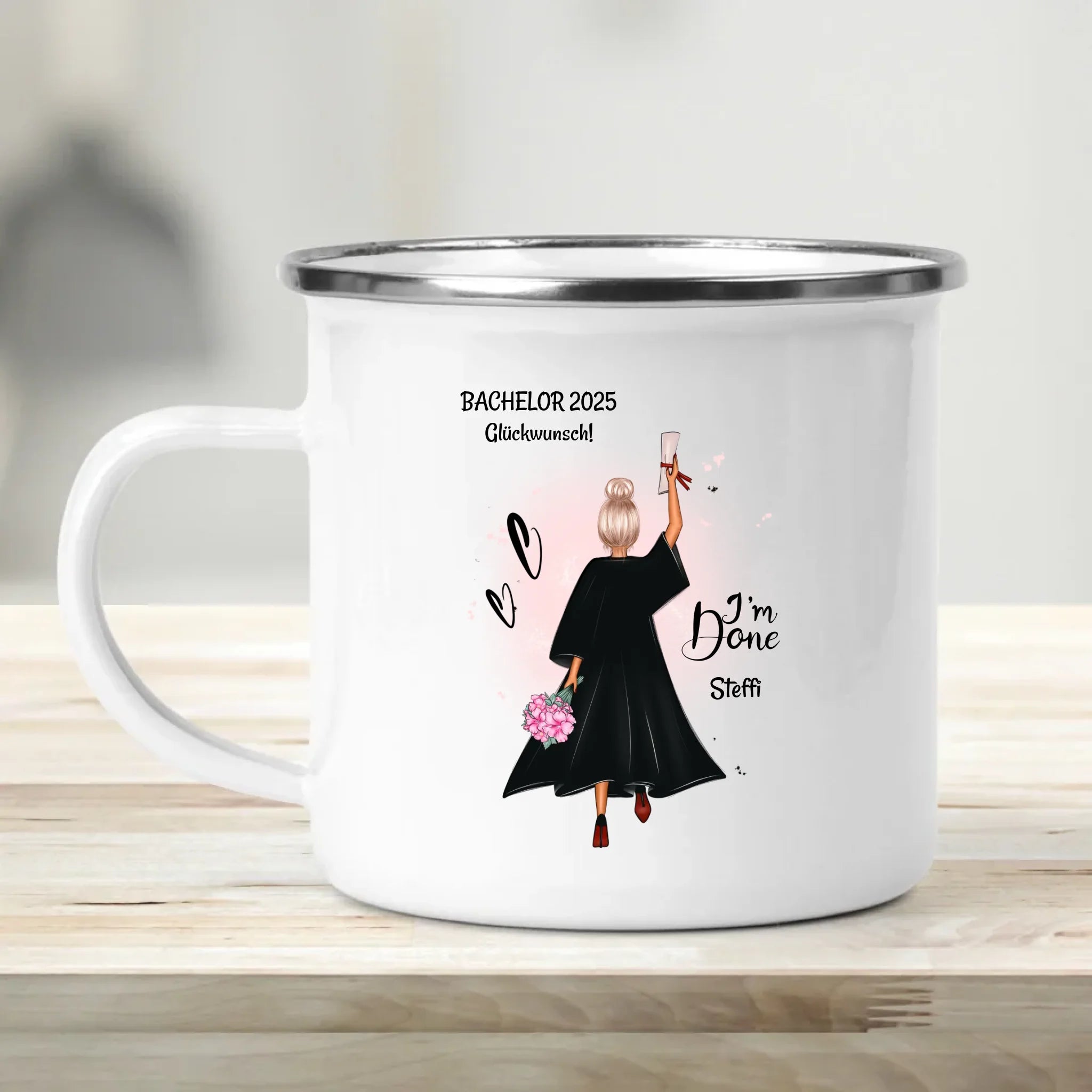 Tasse Tochter Abschlussgeschenk personalisiert - Cantty