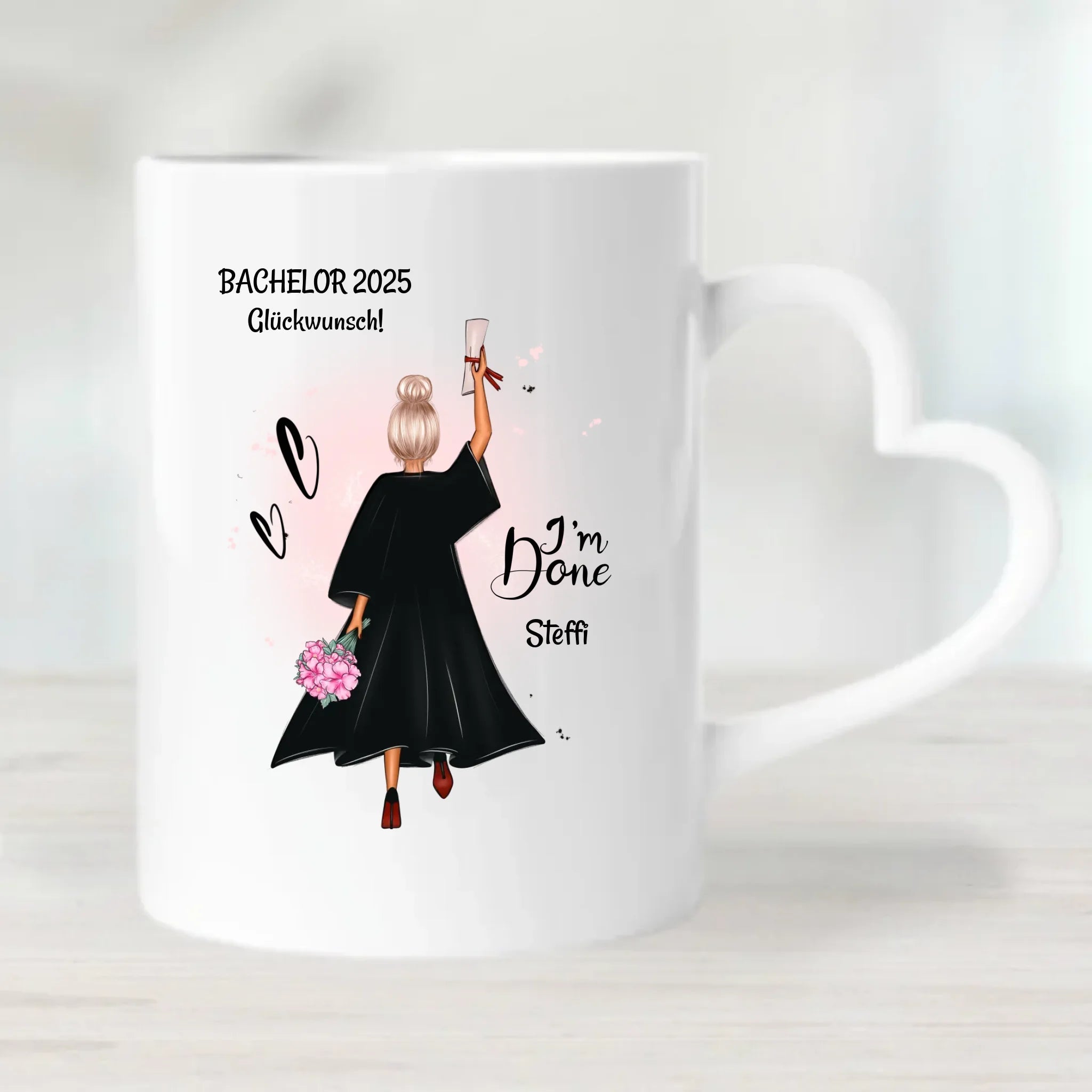 Tasse Tochter Abschlussgeschenk personalisiert - Cantty