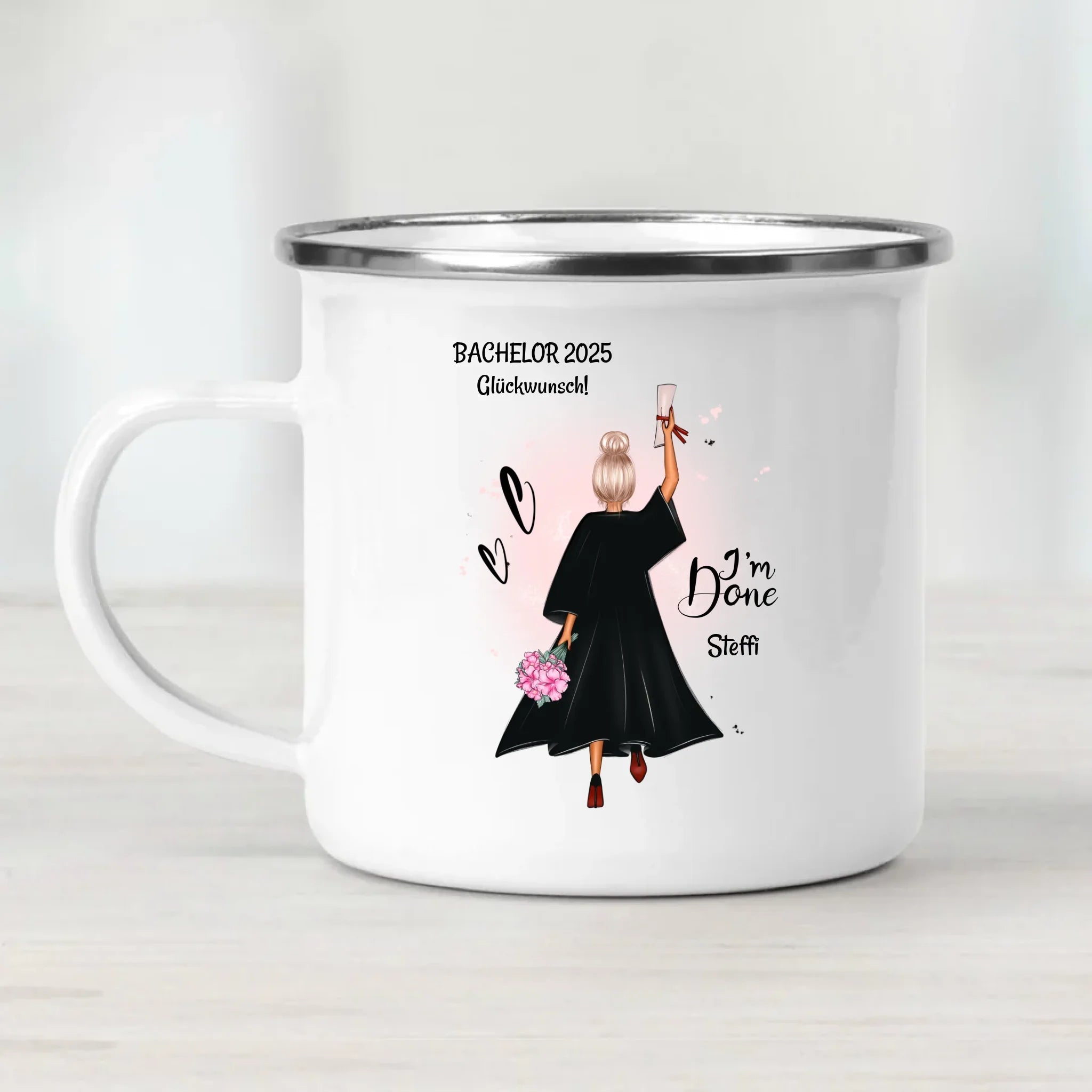 Tasse Tochter Abschlussgeschenk personalisiert - Cantty