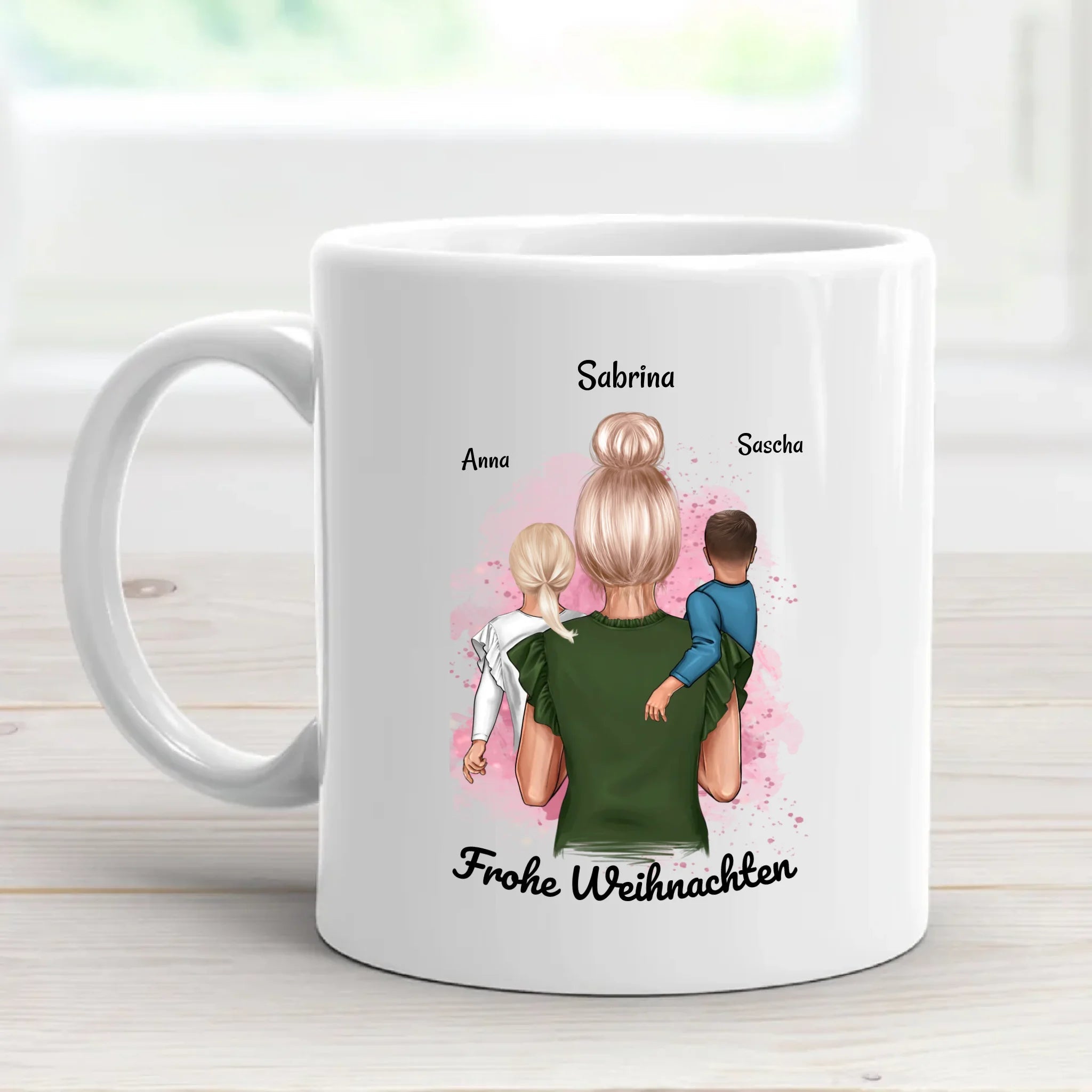 Tasse Weihnachtsgeschenk Patenkind an Patentante personalisiert - Cantty