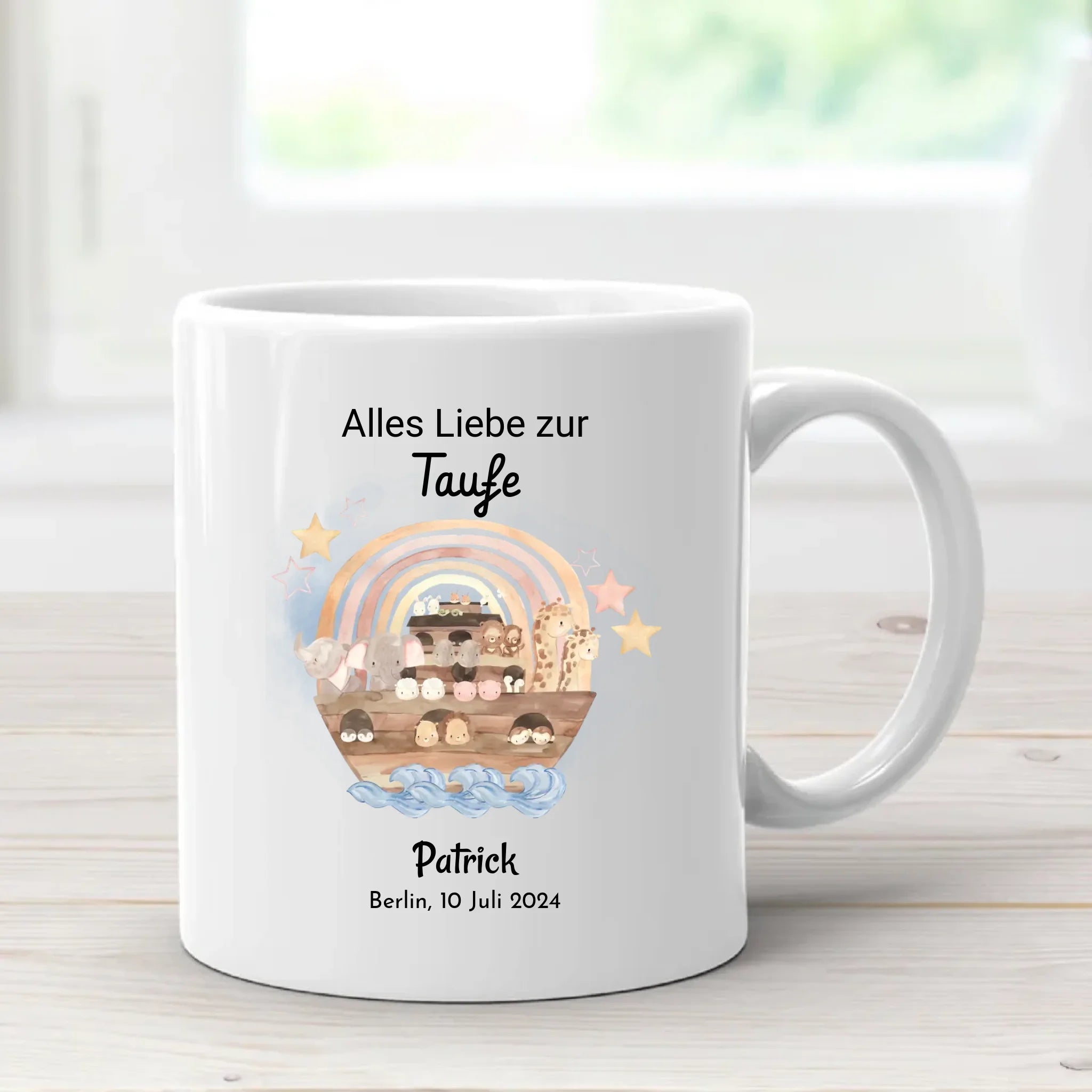 Taufe Junge Tasse Geschenk personalisiert - Cantty