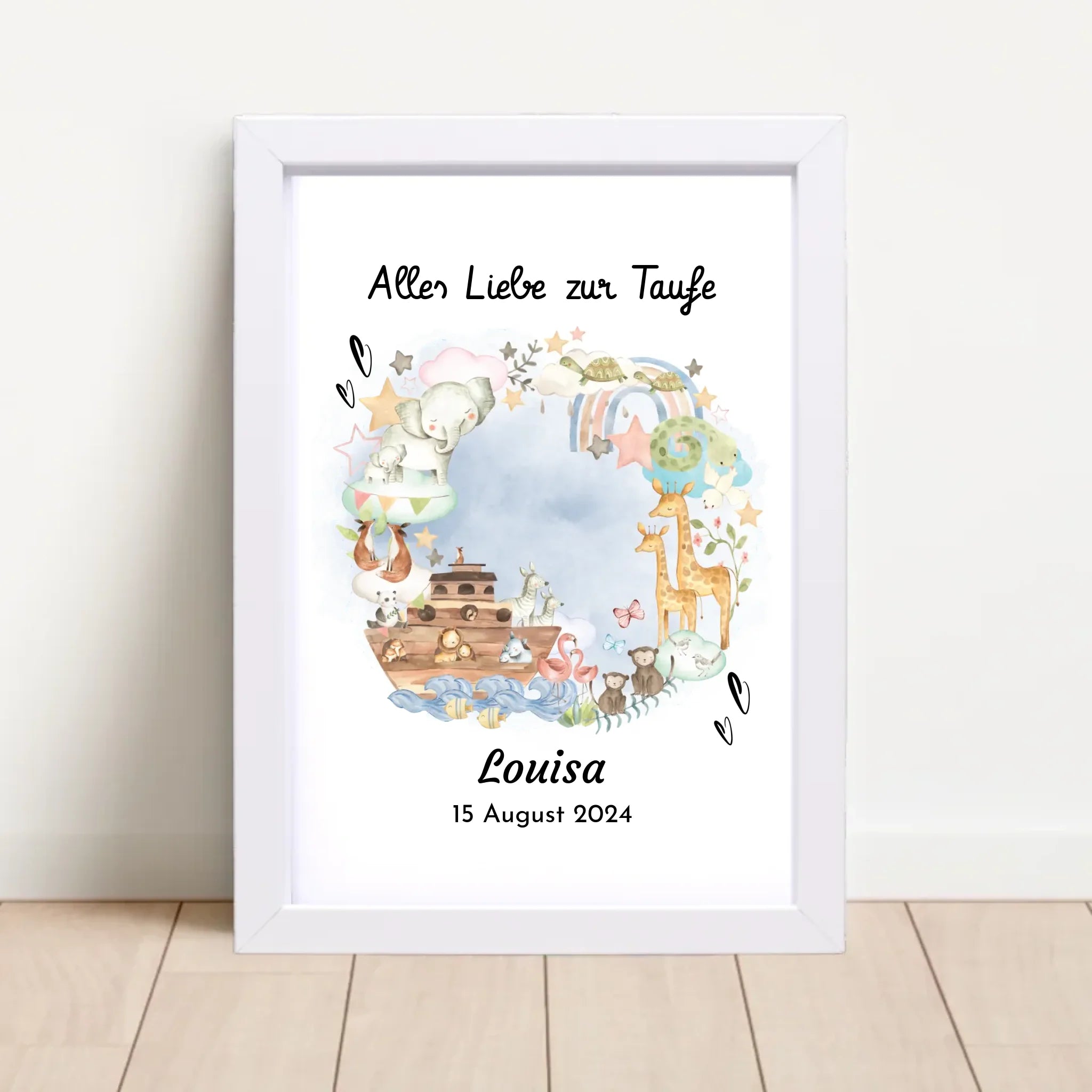 Taufe Poster Geschenk personalisiert - Cantty