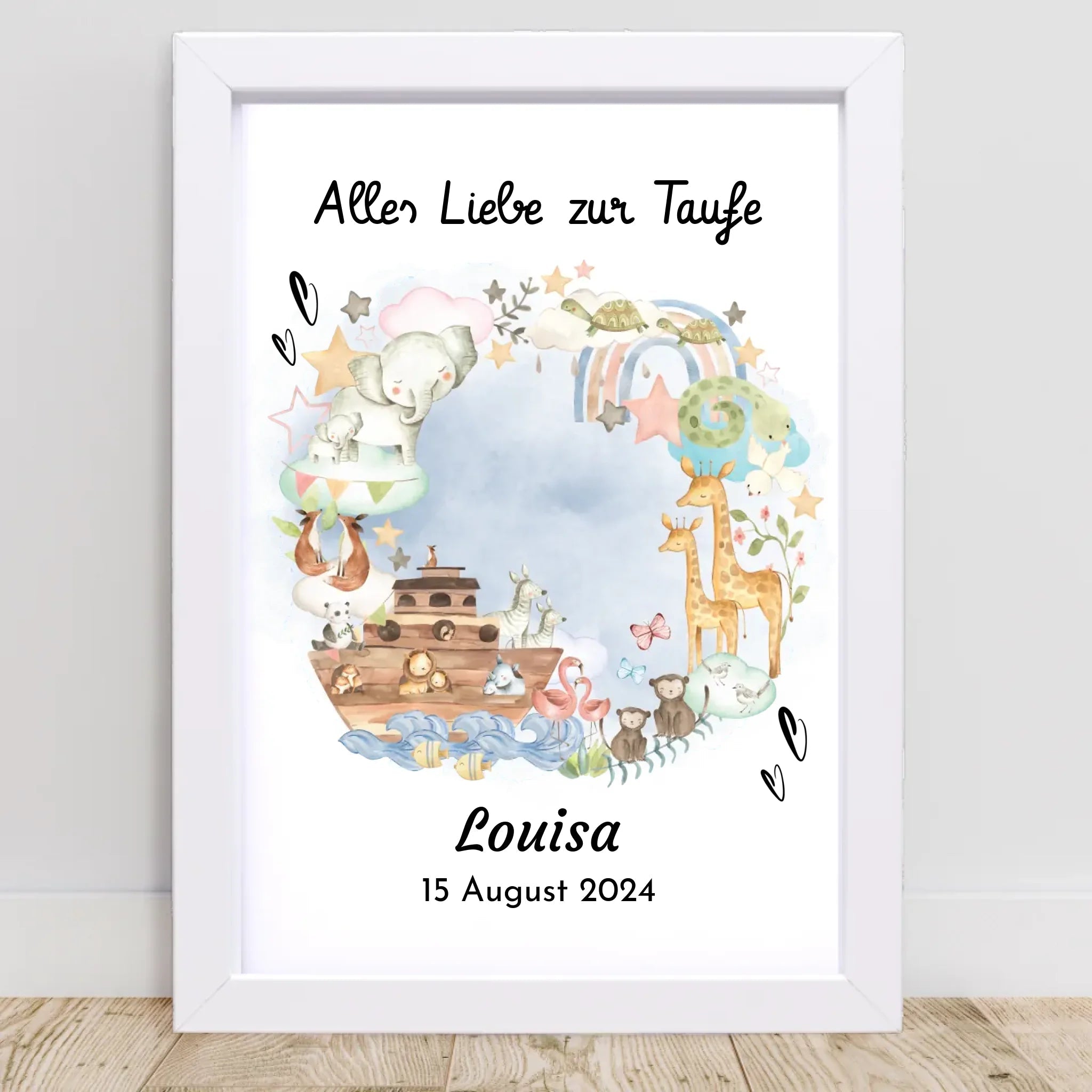 Taufe Poster Geschenk personalisiert - Cantty