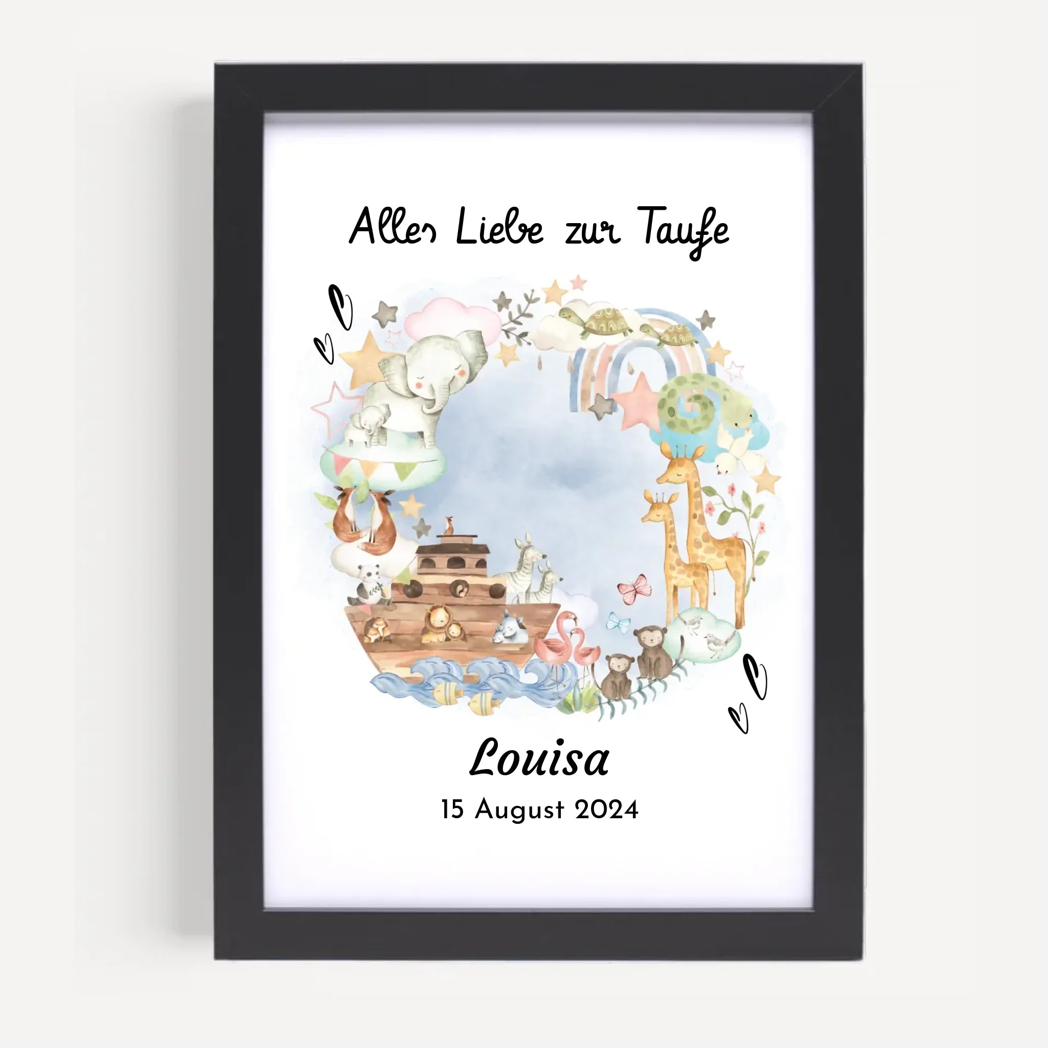 Taufe Poster Geschenk personalisiert - Cantty