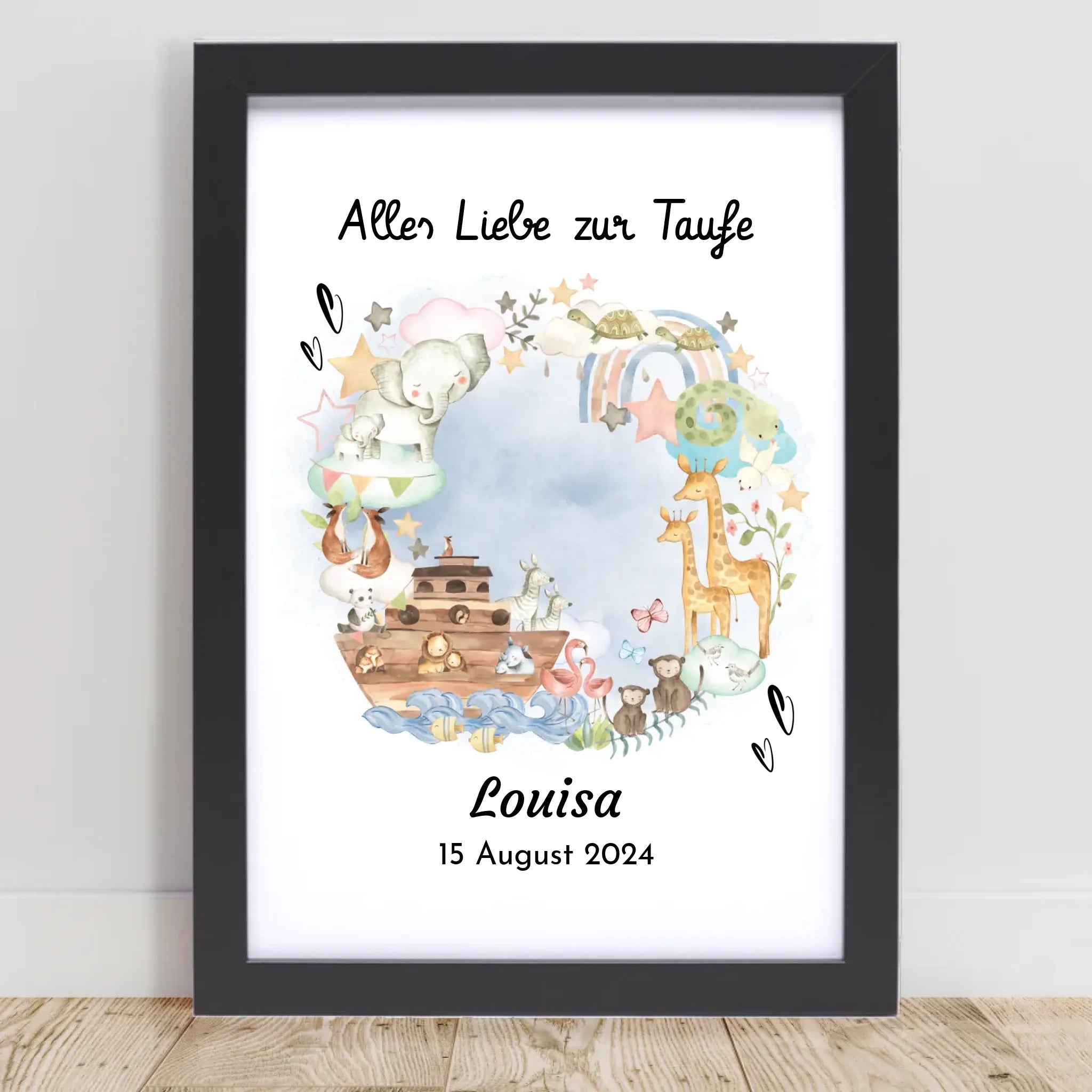 Taufe Poster Geschenk personalisiert - Cantty